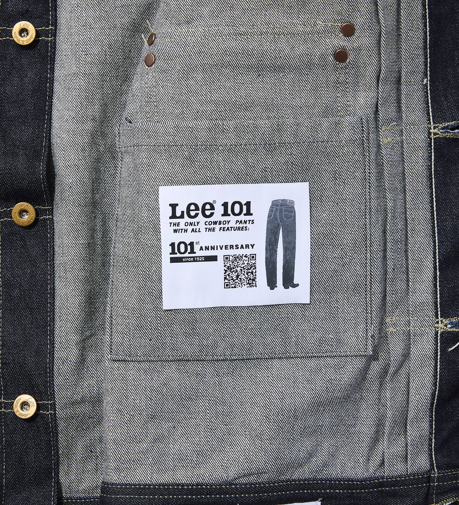 Lee(リー)の【予約】【101 101周年記念特別モデル】ANNIVERSARY 101-J COWBOY JACKET デニムジャケット セットアップ可|ジャケット/アウター/デニムジャケット/メンズ|インディゴブルー