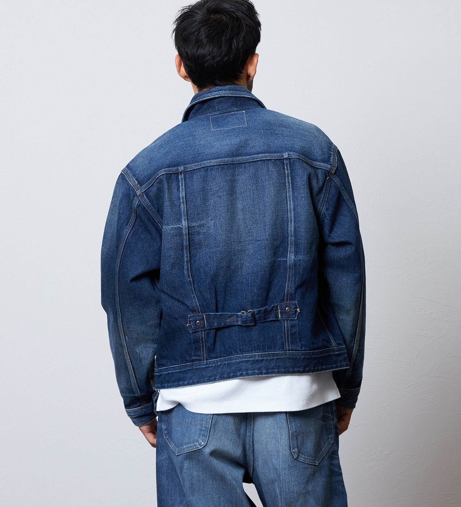 Lee(リー)の【予約】【101 101周年記念特別モデル】ANNIVERSARY 101-J COWBOY JACKET デニムジャケット セットアップ可|ジャケット/アウター/デニムジャケット/メンズ|中色ブルー
