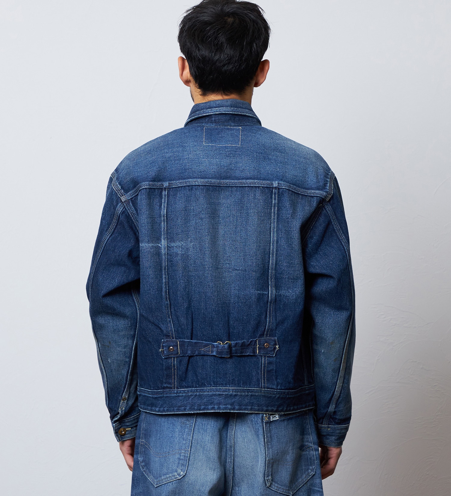 Lee(リー)の【予約】【101 101周年記念特別モデル】ANNIVERSARY 101-J COWBOY JACKET デニムジャケット セットアップ可|ジャケット/アウター/デニムジャケット/メンズ|中色ブルー