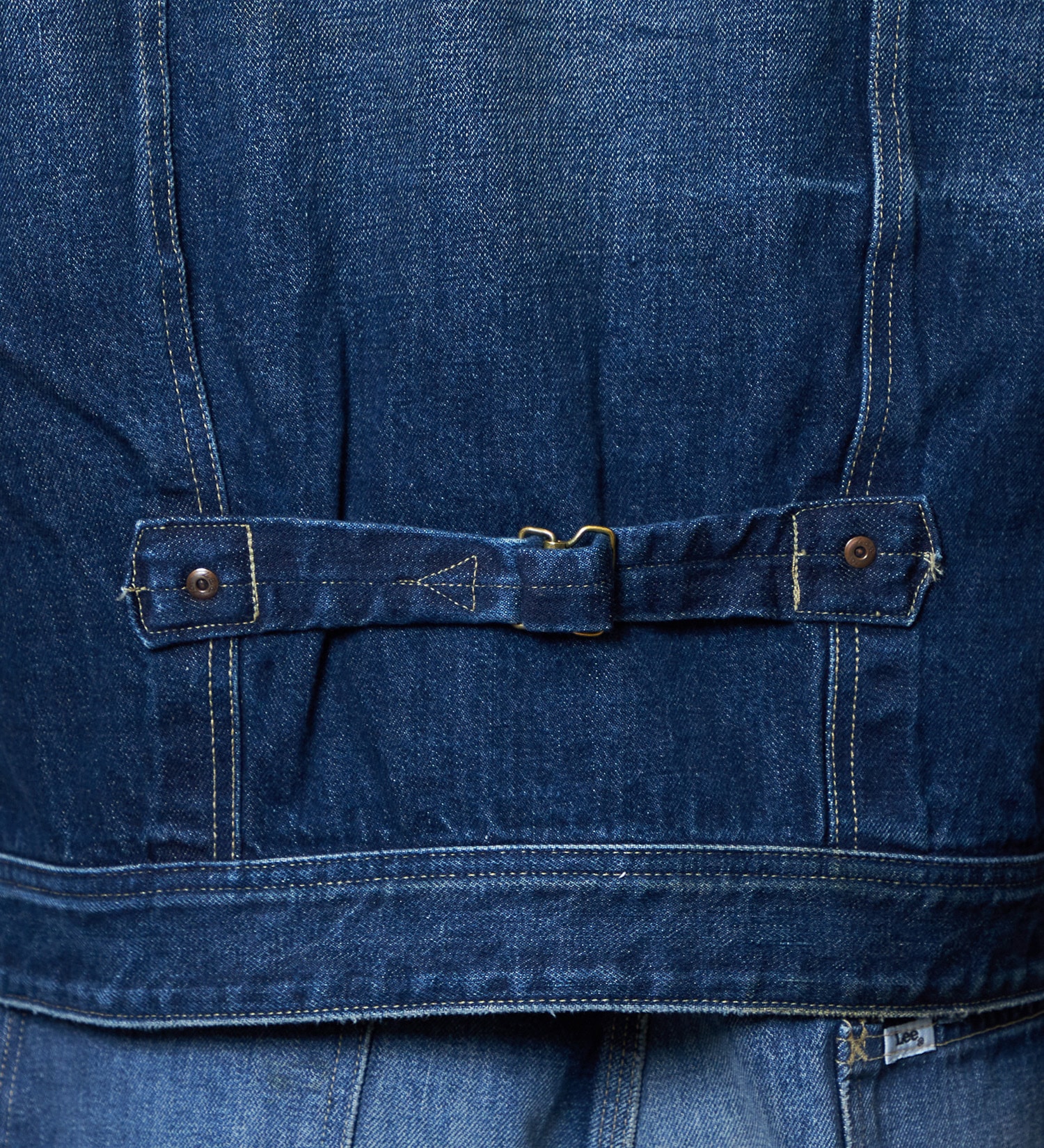 Lee(リー)の【予約】【101 101周年記念特別モデル】ANNIVERSARY 101-J COWBOY JACKET デニムジャケット セットアップ可|ジャケット/アウター/デニムジャケット/メンズ|中色ブルー
