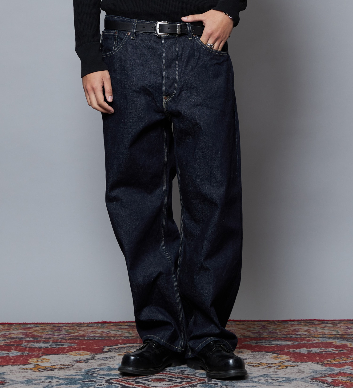 Lee(リー)の【予約】【101 101周年記念特別モデル】ANNIVERSARY 101-J COWBOY PANTS デニムパンツ セットアップ可|パンツ/デニム/ジーンズパンツ/メンズ|インディゴブルー