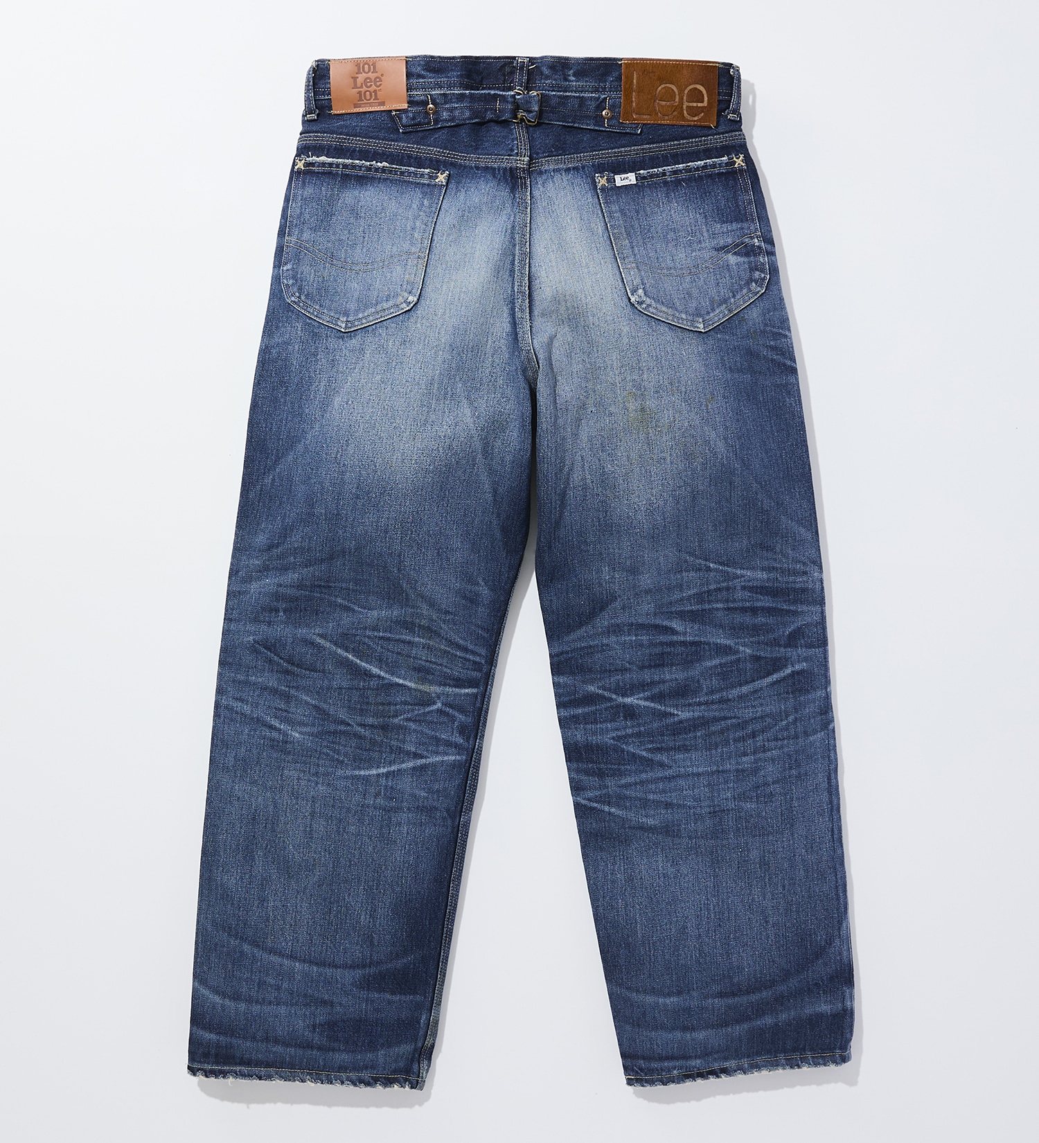 Lee(リー)の【予約】【101 101周年記念特別モデル】ANNIVERSARY 101-J COWBOY PANTS デニムパンツ セットアップ可|パンツ/デニム/ジーンズパンツ/メンズ|中色ブルー