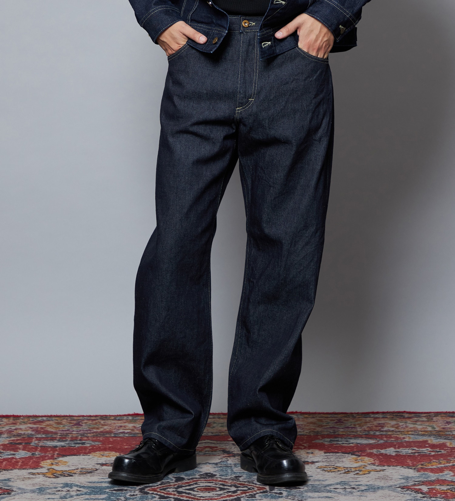 Lee(リー)の【予約】【101 101周年記念特別モデル】ANNIVERSARY 101-Z RIDERS JEAN ストレートデニムパンツ セットアップ可|パンツ/デニム/ジーンズパンツ/メンズ|インディゴブルー