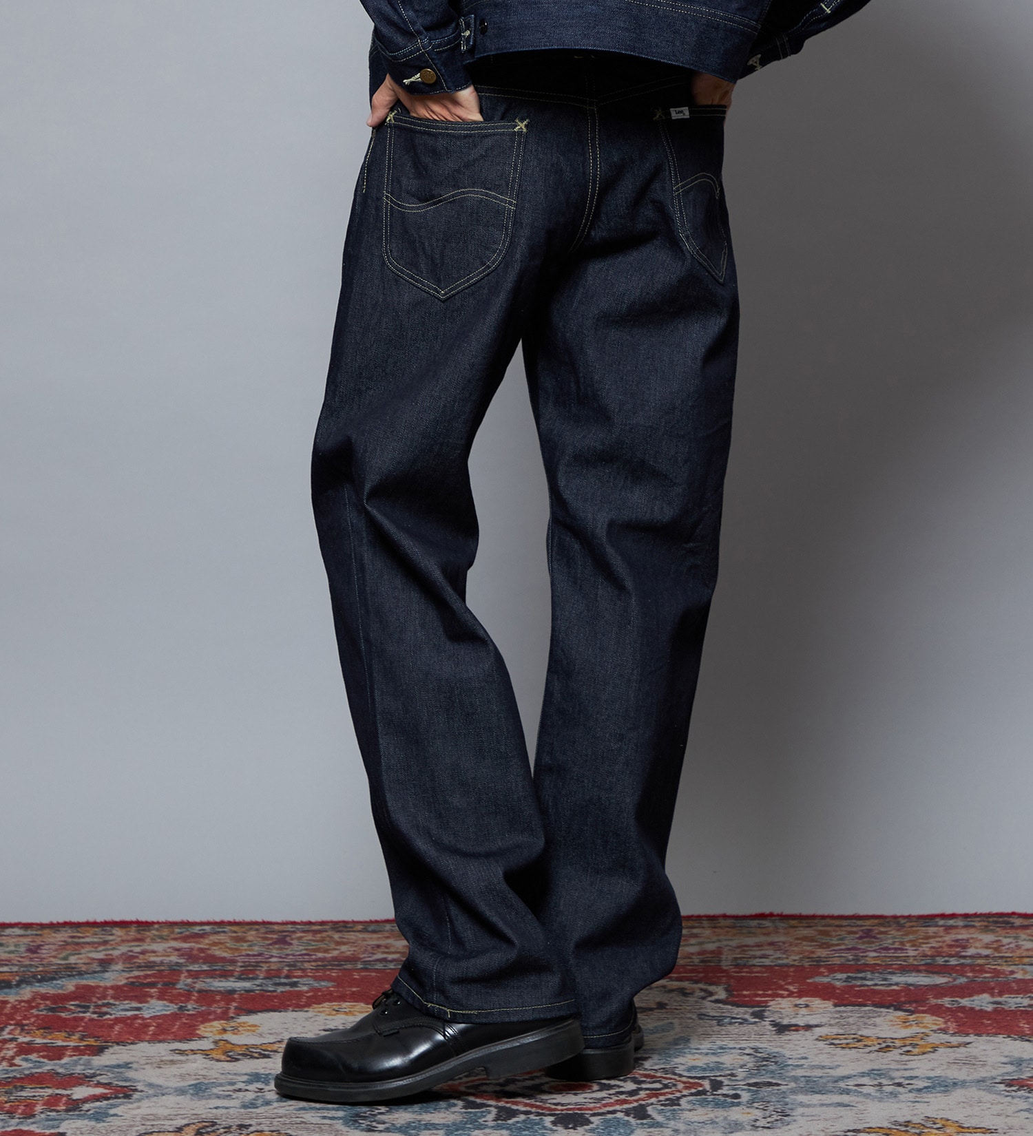 Lee(リー)の【予約】【101 101周年記念特別モデル】ANNIVERSARY 101-Z RIDERS JEAN ストレートデニムパンツ セットアップ可|パンツ/デニム/ジーンズパンツ/メンズ|インディゴブルー