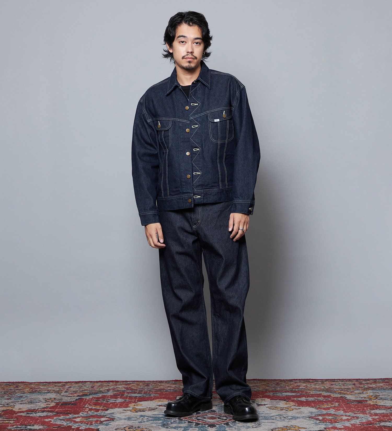 Lee(リー)の【予約】【101 101周年記念特別モデル】ANNIVERSARY 101-Z RIDERS JEAN ストレートデニムパンツ セットアップ可|パンツ/デニム/ジーンズパンツ/メンズ|インディゴブルー