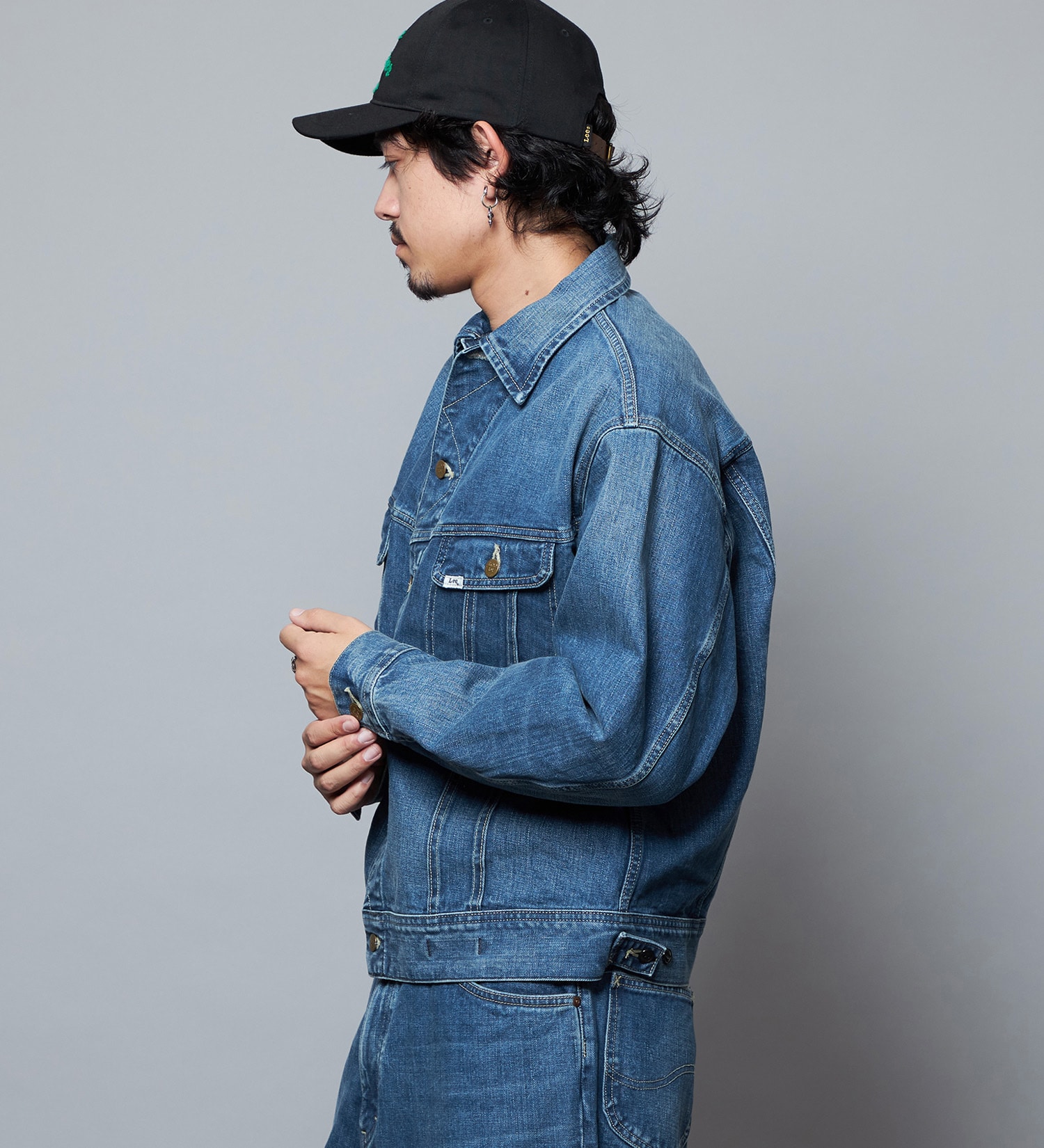 Lee(リー)の【予約】【101 101周年記念特別モデル】ANNIVERSARY 101-J RIDERS JACKET デニムジャケット セットアップ可|ジャケット/アウター/デニムジャケット/メンズ|中色ブルー