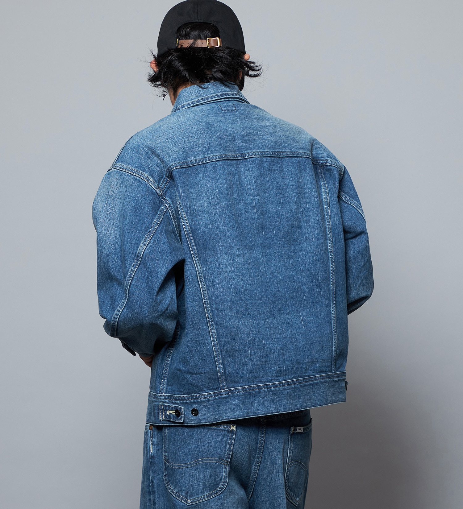 Lee(リー)の【予約】【101 101周年記念特別モデル】ANNIVERSARY 101-J RIDERS JACKET デニムジャケット セットアップ可|ジャケット/アウター/デニムジャケット/メンズ|中色ブルー