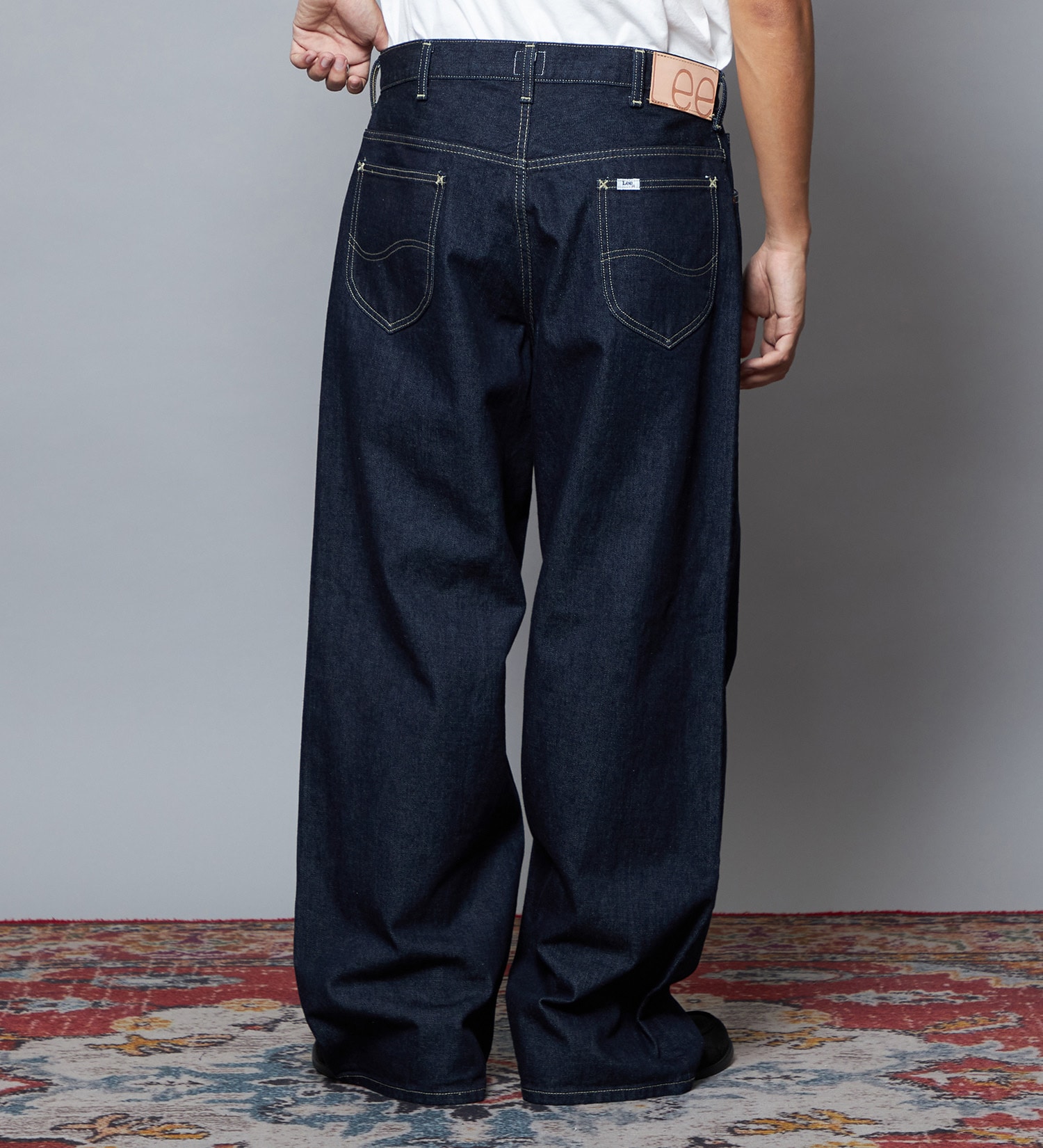 Lee(リー)の【予約】【101 101周年記念特別モデル】ANNIVERSARY 101-Z WIDE ワイドデニムパンツ セットアップ可|パンツ/デニム/ジーンズパンツ/メンズ|インディゴブルー