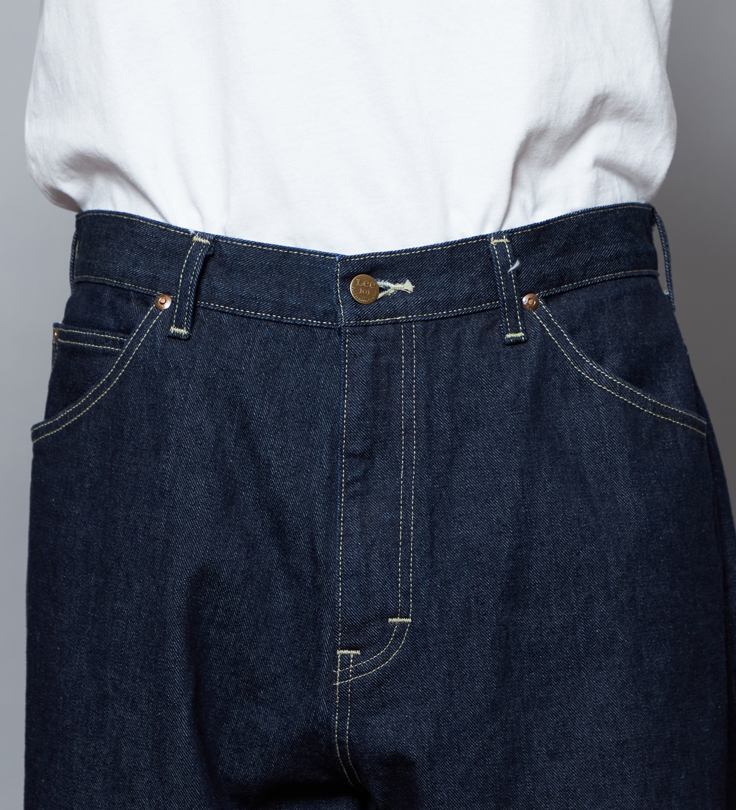 Lee(リー)の【予約】【101 101周年記念特別モデル】ANNIVERSARY 101-Z WIDE ワイドデニムパンツ セットアップ可|パンツ/デニム/ジーンズパンツ/メンズ|インディゴブルー