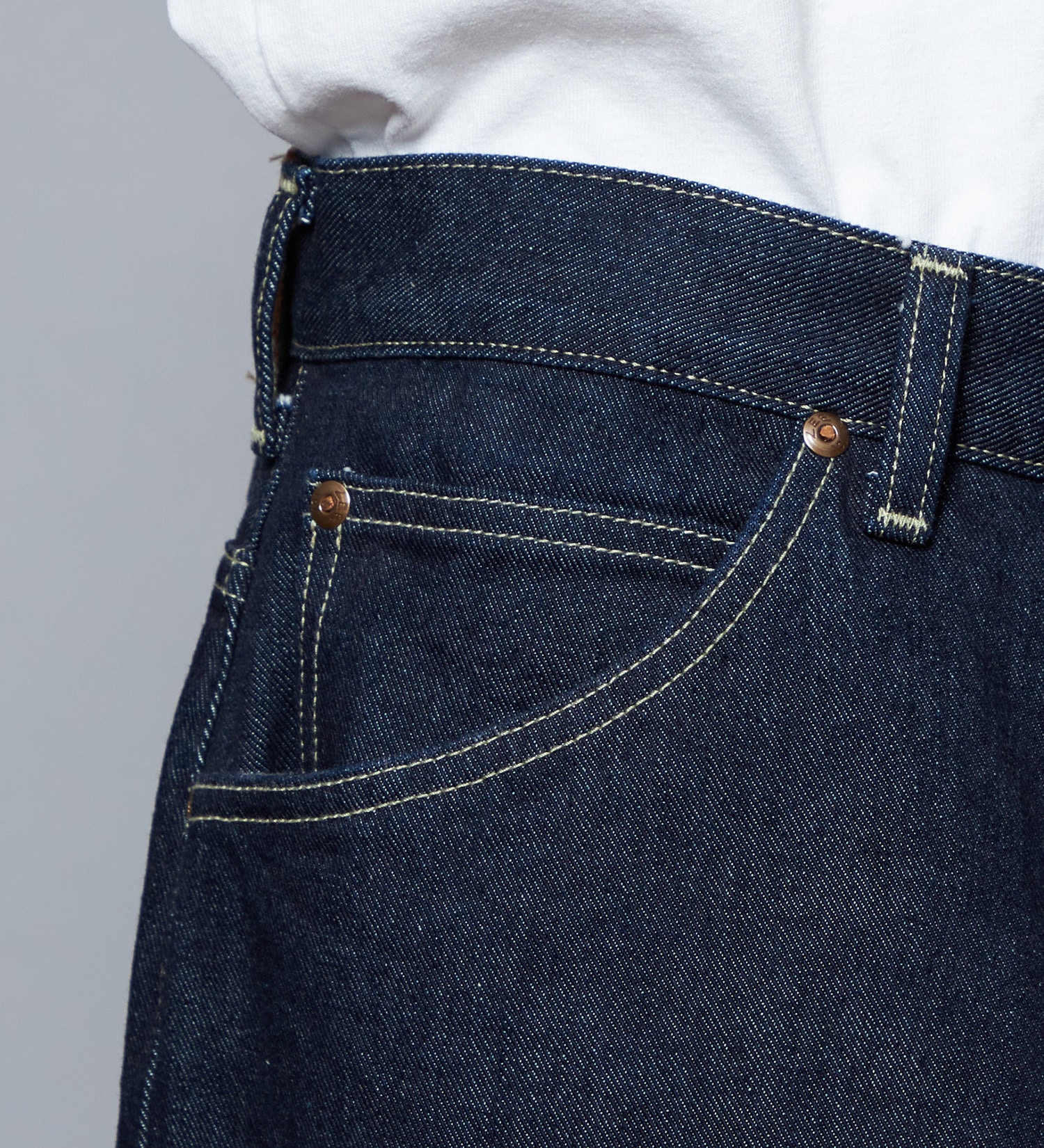 Lee(リー)の【予約】【101 101周年記念特別モデル】ANNIVERSARY 101-Z WIDE ワイドデニムパンツ セットアップ可|パンツ/デニム/ジーンズパンツ/メンズ|インディゴブルー