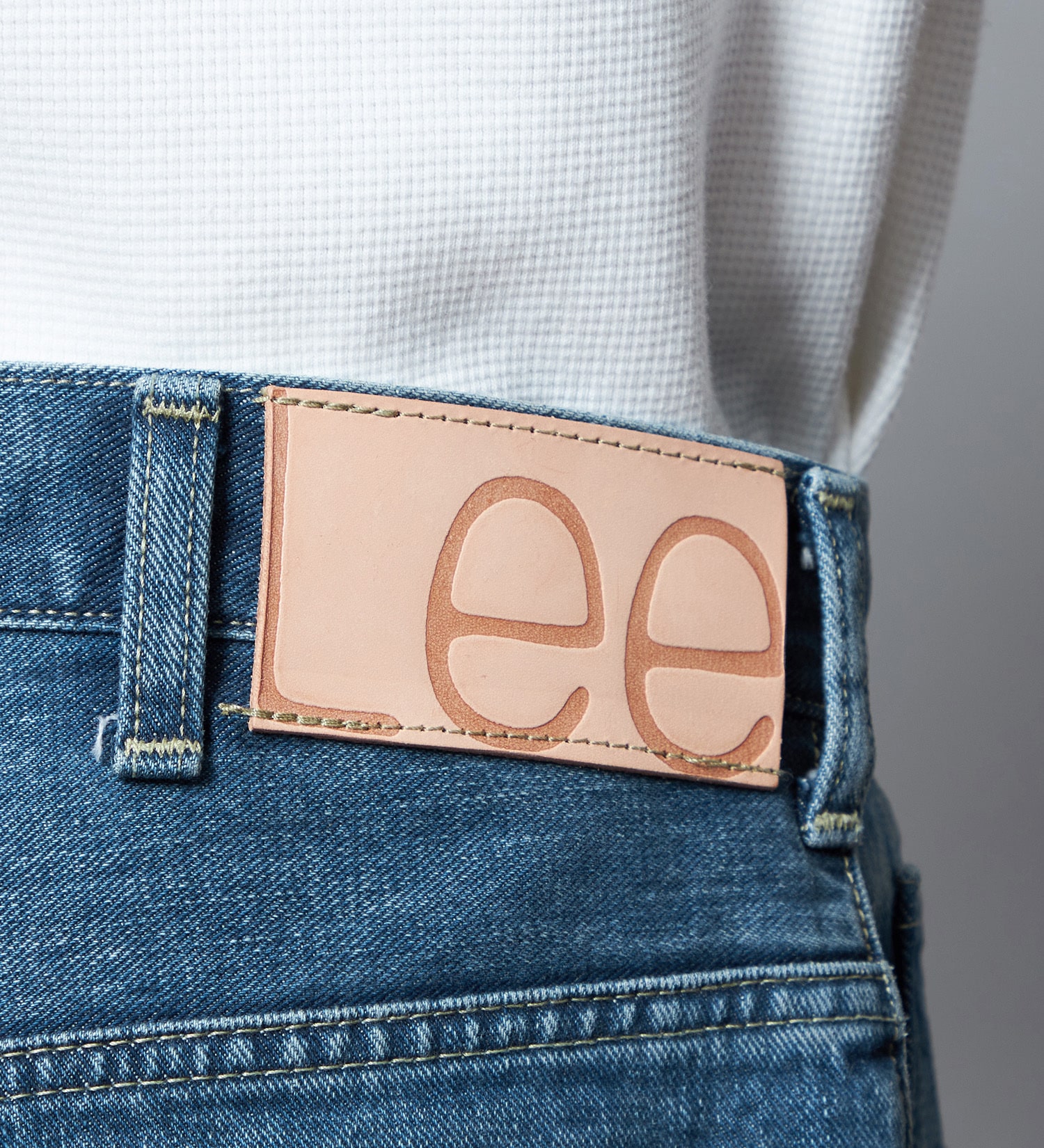 Lee(リー)の【予約】【101 101周年記念特別モデル】ANNIVERSARY 101-Z WIDE ワイドデニムパンツ セットアップ可|パンツ/デニム/ジーンズパンツ/メンズ|中色ブルー