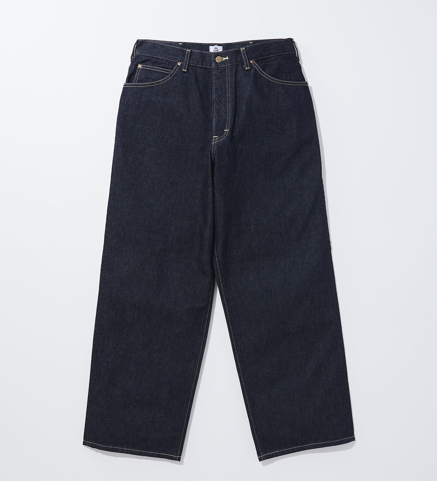 Lee(リー)の【予約】【101 101周年記念特別モデル】 ANNIVERSARY 101-Z LOOSE ルーズデニムパンツ セットアップ可|パンツ/デニム/ジーンズパンツ/メンズ|インディゴブルー