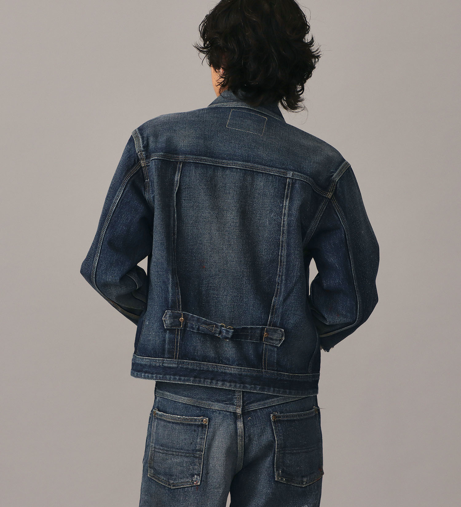 Lee(リー)の【予約】【101 101周年記念特別モデル】ANNIVERSARY 101 ICONIC COWBOY JACKET セットアップ可|ジャケット/アウター/デニムジャケット/メンズ|中色ブルー