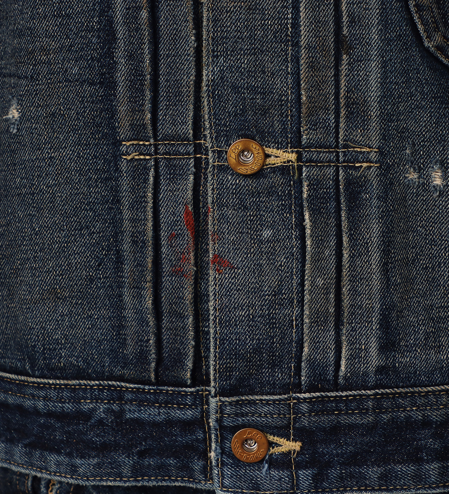 Lee(リー)の【予約】【101 101周年記念特別モデル】ANNIVERSARY 101 ICONIC COWBOY JACKET セットアップ可|ジャケット/アウター/デニムジャケット/メンズ|中色ブルー