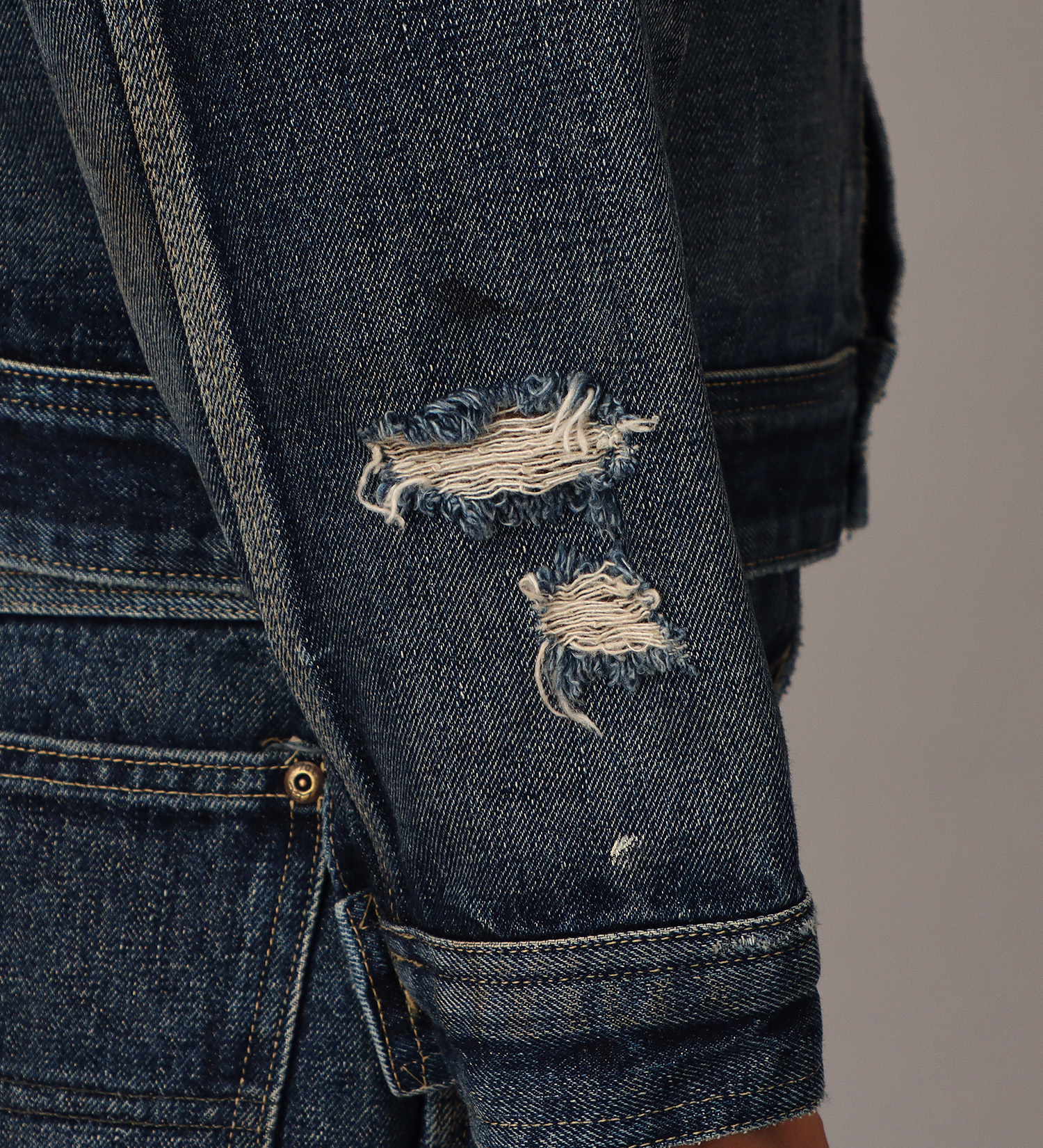 Lee(リー)の【予約】【101 101周年記念特別モデル】ANNIVERSARY 101 ICONIC COWBOY JACKET セットアップ可|ジャケット/アウター/デニムジャケット/メンズ|中色ブルー