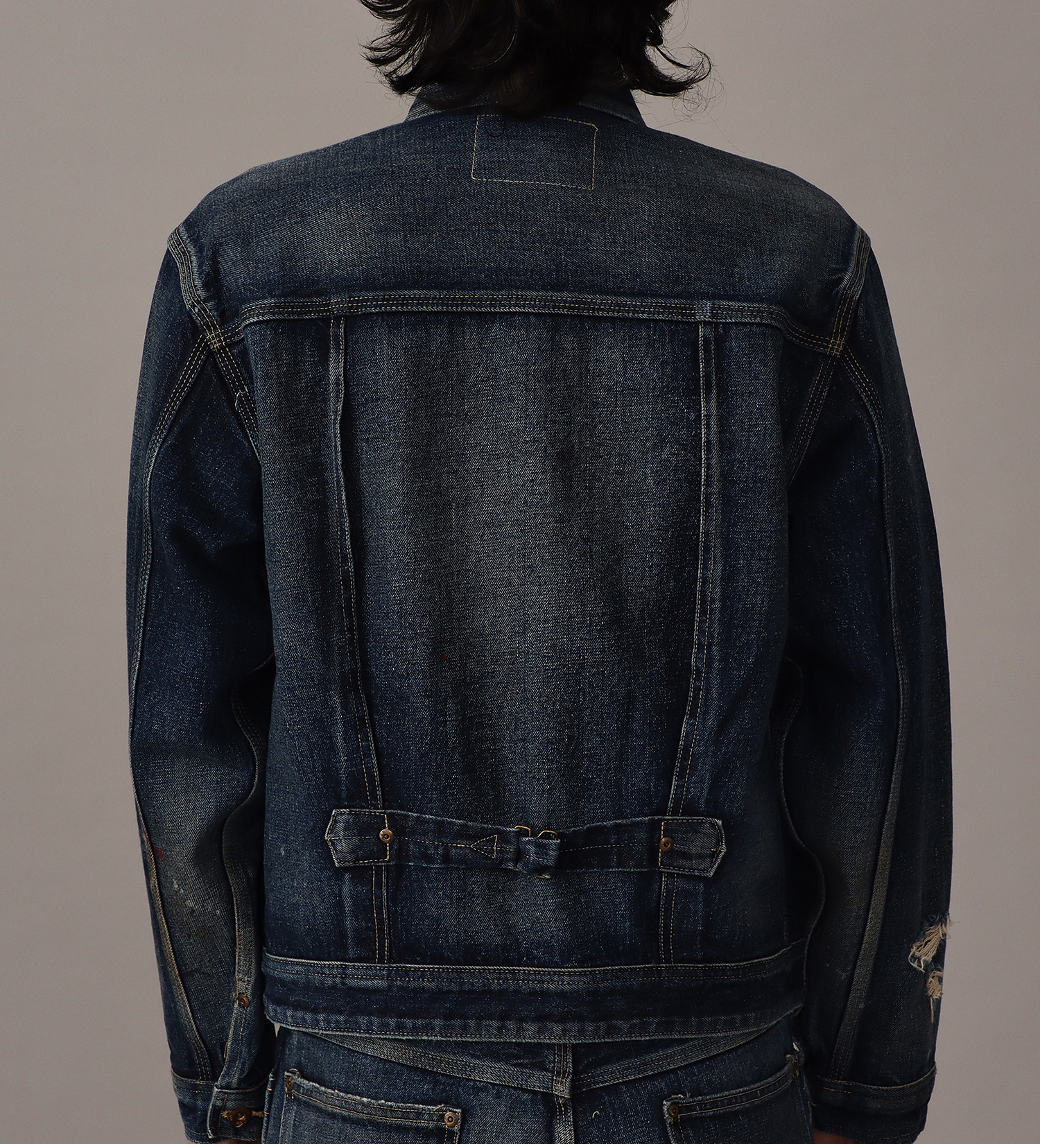 Lee(リー)の【予約】【101 101周年記念特別モデル】ANNIVERSARY 101 ICONIC COWBOY JACKET セットアップ可|ジャケット/アウター/デニムジャケット/メンズ|中色ブルー