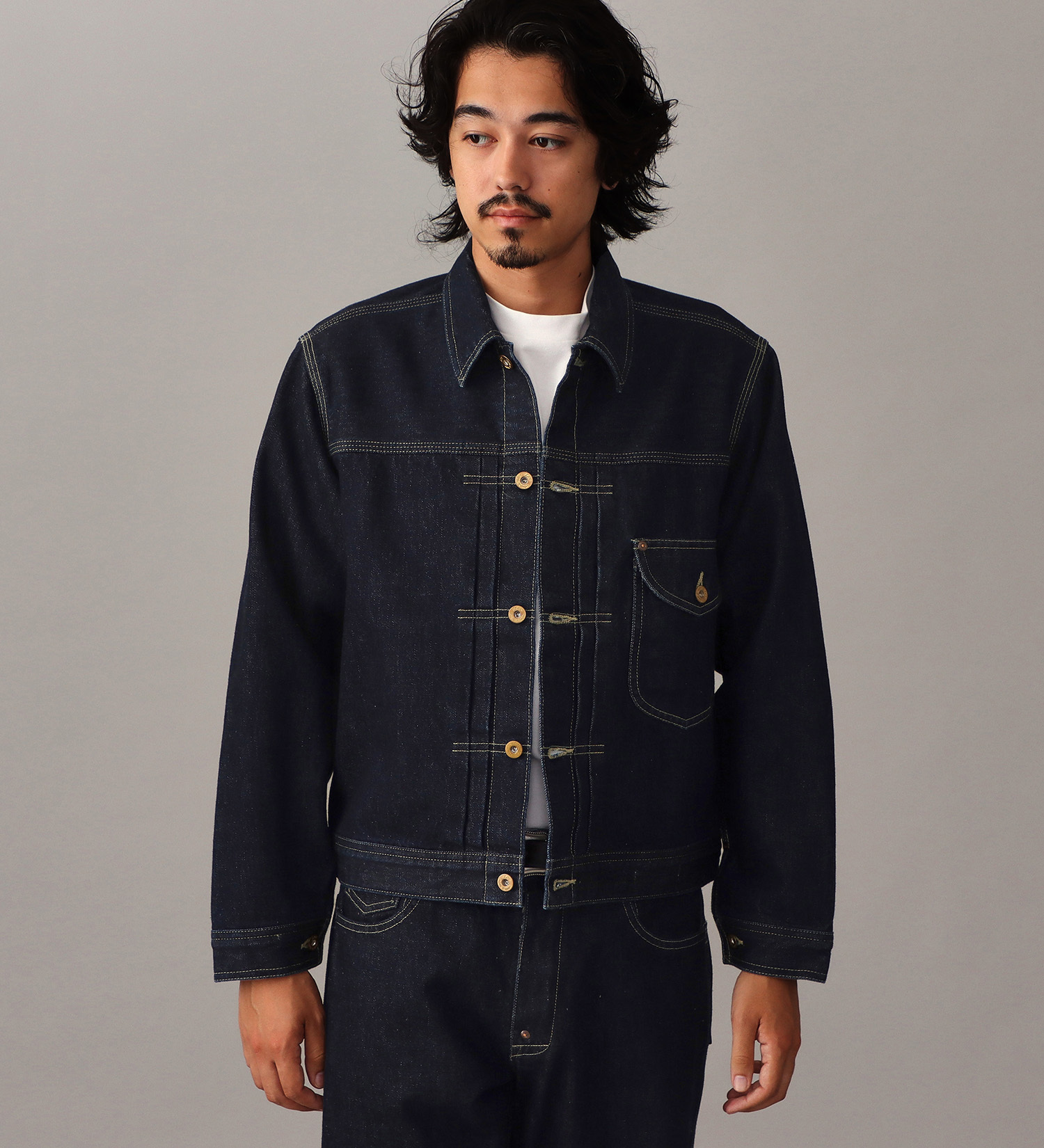 Lee(リー)の【予約】【101 101周年記念特別モデル】ANNIVERSARY 101 ICONIC COWBOY JACKET セットアップ可|ジャケット/アウター/デニムジャケット/メンズ|インディゴブルー
