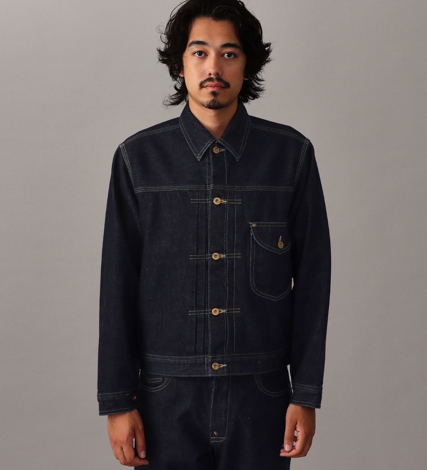 Lee(リー)の【予約】【101 101周年記念特別モデル】ANNIVERSARY 101 ICONIC COWBOY JACKET セットアップ可|ジャケット/アウター/デニムジャケット/メンズ|インディゴブルー