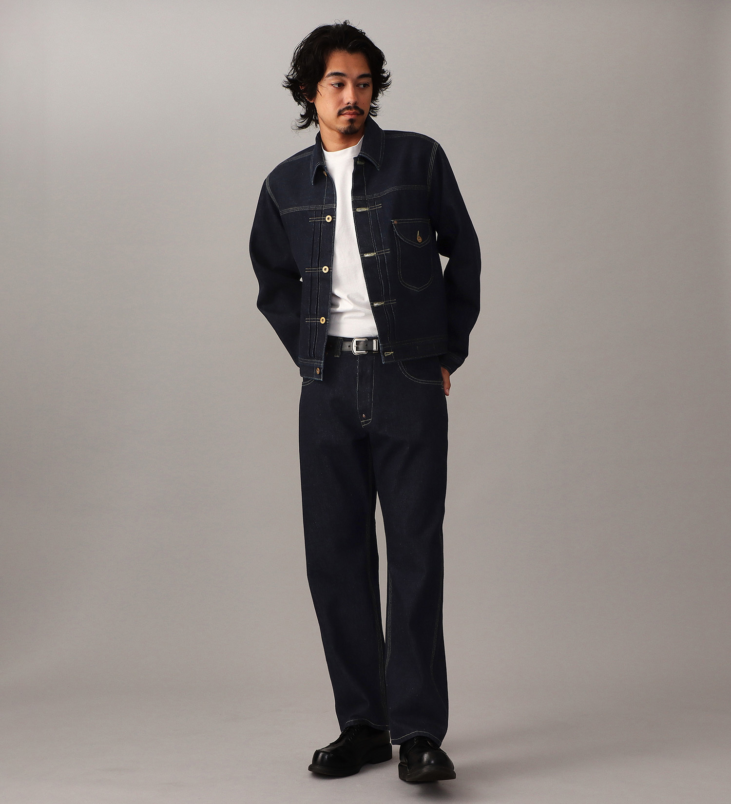 Lee(リー)の【予約】【101 101周年記念特別モデル】ANNIVERSARY 101 ICONIC COWBOY JACKET セットアップ可|ジャケット/アウター/デニムジャケット/メンズ|インディゴブルー