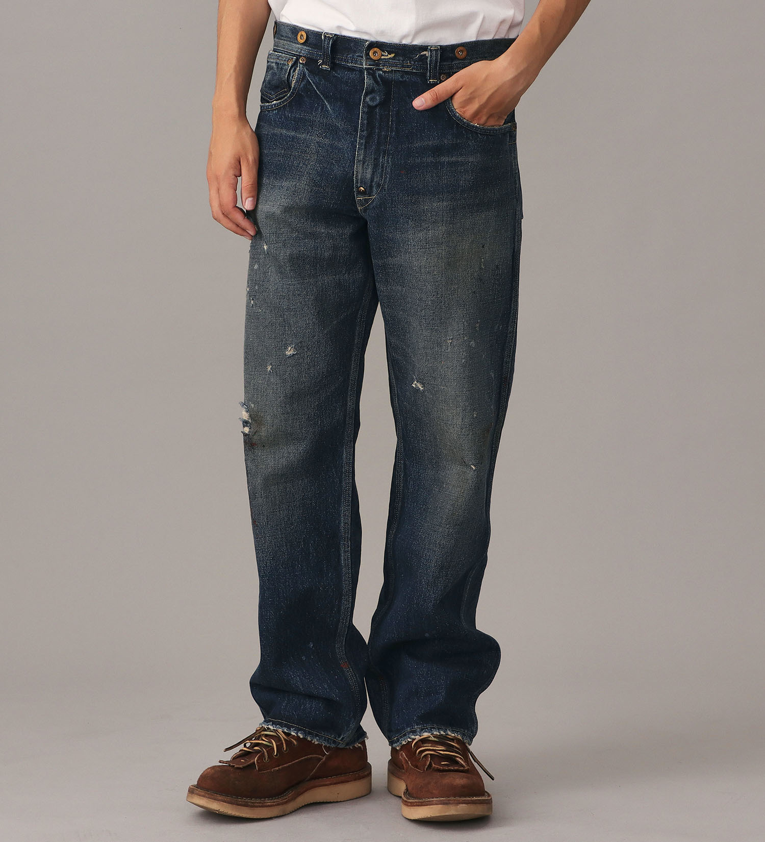 Lee(リー)の【予約】【101 101周年記念特別モデル】ANNIVERSARY 101 ICONIC COWBOY PANTS セットアップ可|パンツ/デニム/ジーンズパンツ/メンズ|中色ブルー