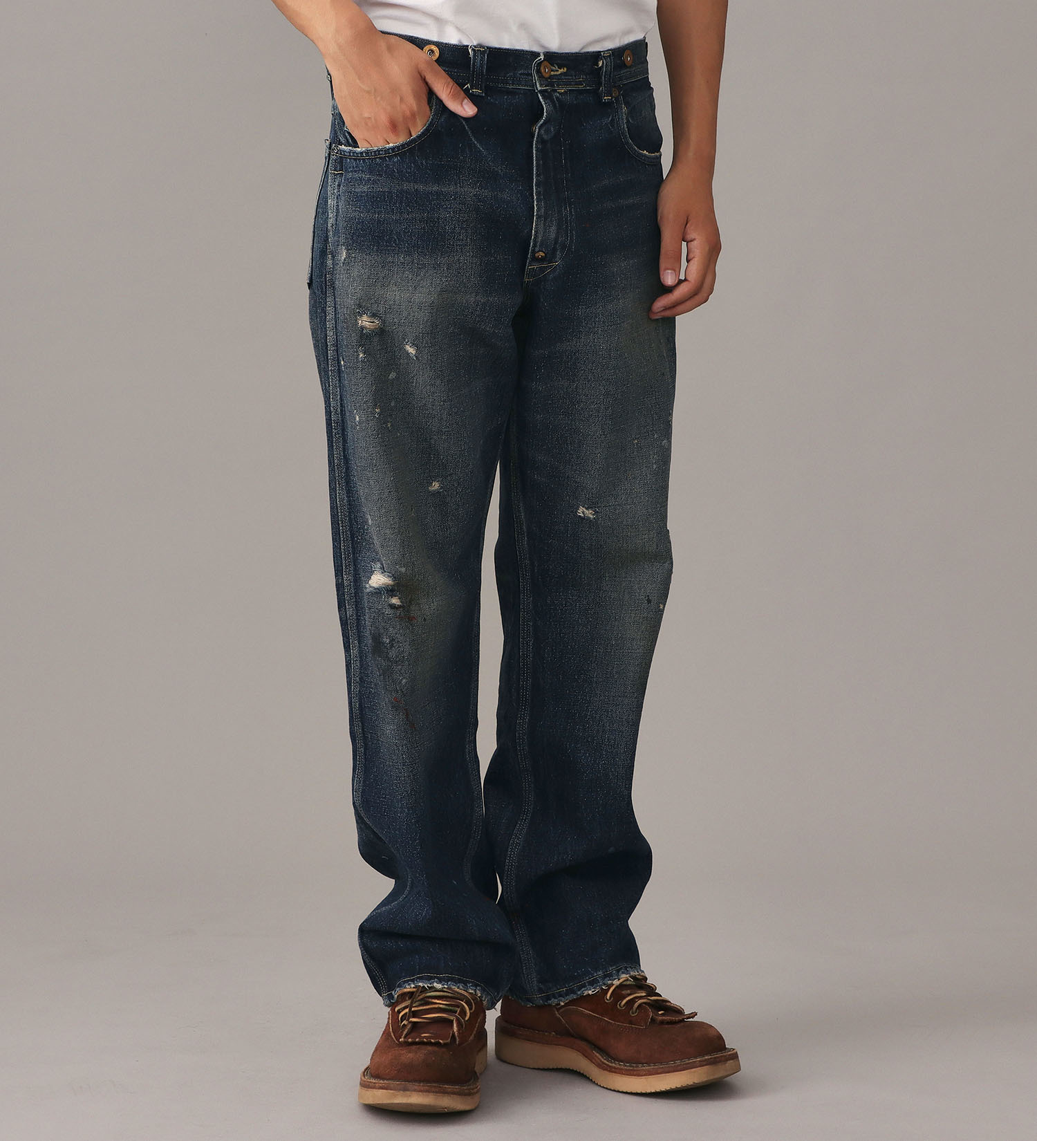 Lee(リー)の【予約】【101 101周年記念特別モデル】ANNIVERSARY 101 ICONIC COWBOY PANTS セットアップ可|パンツ/デニム/ジーンズパンツ/メンズ|中色ブルー