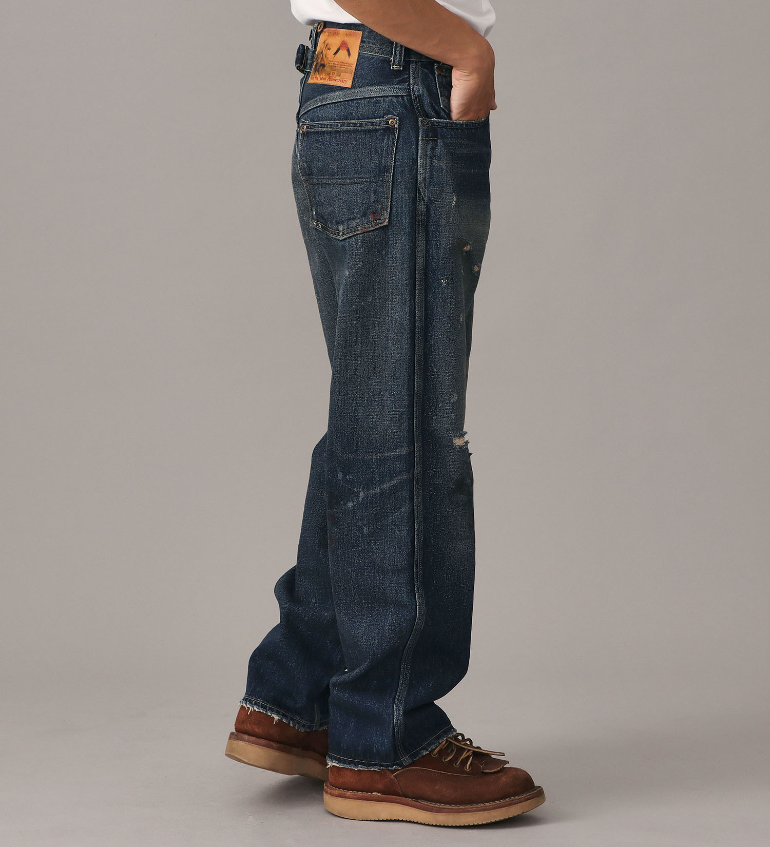 Lee(リー)の【予約】【101 101周年記念特別モデル】ANNIVERSARY 101 ICONIC COWBOY PANTS セットアップ可|パンツ/デニム/ジーンズパンツ/メンズ|中色ブルー