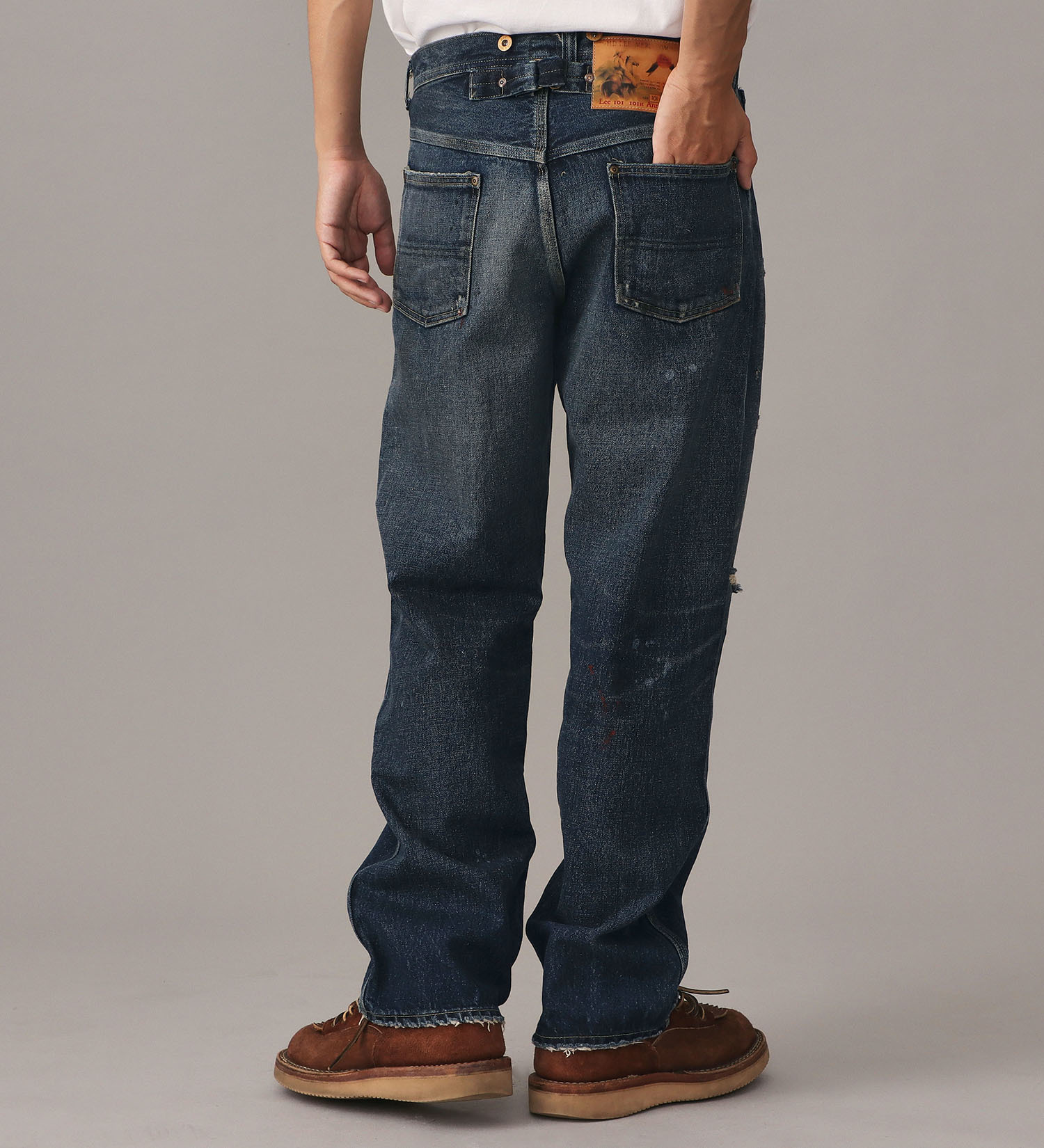 Lee(リー)の【予約】【101 101周年記念特別モデル】ANNIVERSARY 101 ICONIC COWBOY PANTS セットアップ可|パンツ/デニム/ジーンズパンツ/メンズ|中色ブルー