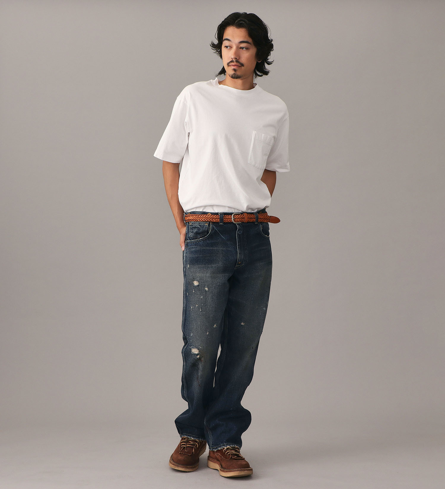 Lee(リー)の【予約】【101 101周年記念特別モデル】ANNIVERSARY 101 ICONIC COWBOY PANTS セットアップ可|パンツ/デニム/ジーンズパンツ/メンズ|中色ブルー