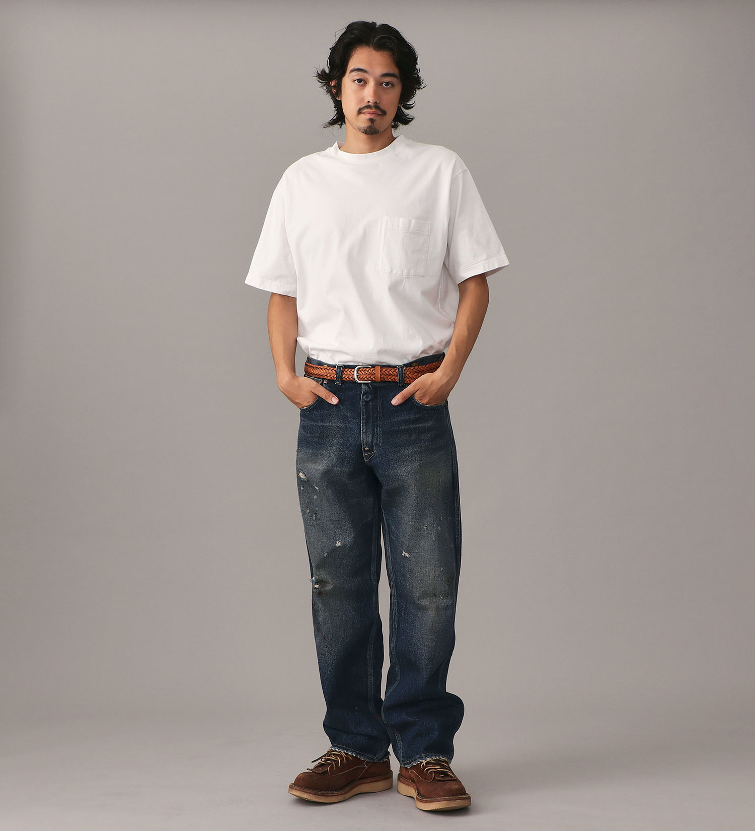 Lee(リー)の【予約】【101 101周年記念特別モデル】ANNIVERSARY 101 ICONIC COWBOY PANTS セットアップ可|パンツ/デニム/ジーンズパンツ/メンズ|中色ブルー