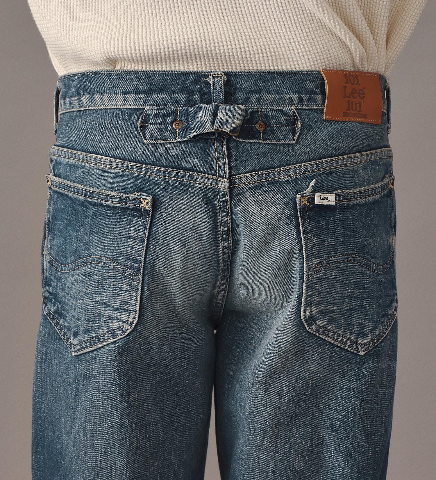 Lee(リー)の【予約】【101 101周年記念特別モデル】ANNIVERSARY 101 ICONIC RIDERS JEAN セットアップ可|パンツ/デニム/ジーンズパンツ/メンズ|中色ブルー