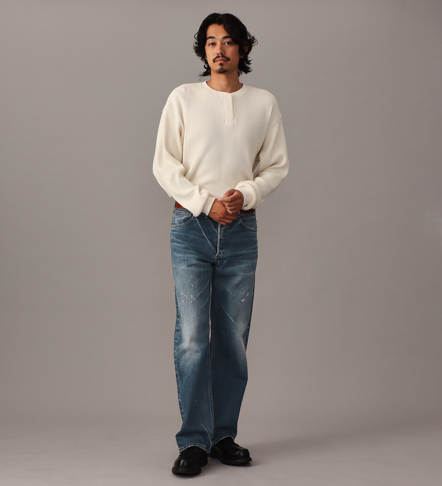 Lee(リー)の【予約】【101 101周年記念特別モデル】ANNIVERSARY 101 ICONIC RIDERS JEAN セットアップ可|パンツ/デニム/ジーンズパンツ/メンズ|中色ブルー