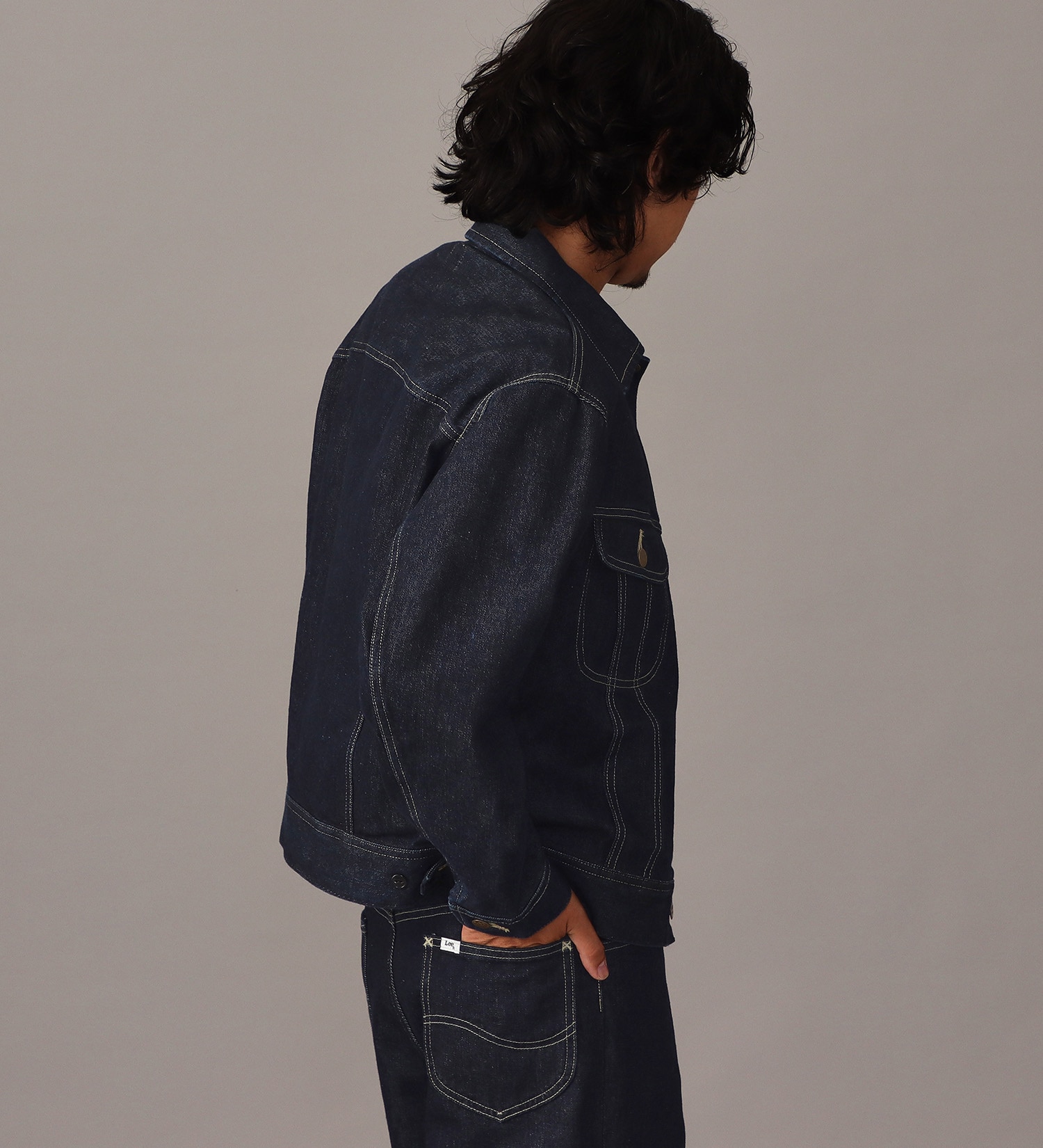 Lee(リー)の【予約】【101 101周年記念特別モデル】ANNIVERSARY 101 RIDERS JACKET セットアップ可|ジャケット/アウター/デニムジャケット/メンズ|インディゴブルー