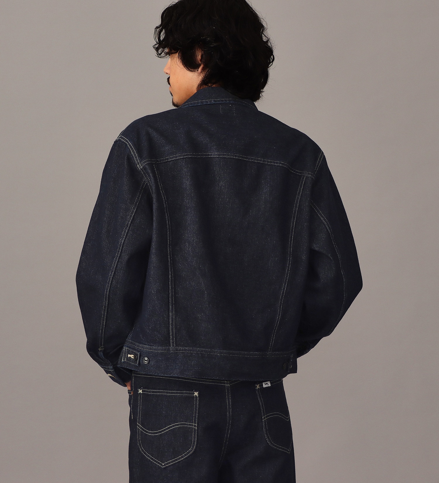 Lee(リー)の【予約】【101 101周年記念特別モデル】ANNIVERSARY 101 RIDERS JACKET セットアップ可|ジャケット/アウター/デニムジャケット/メンズ|インディゴブルー