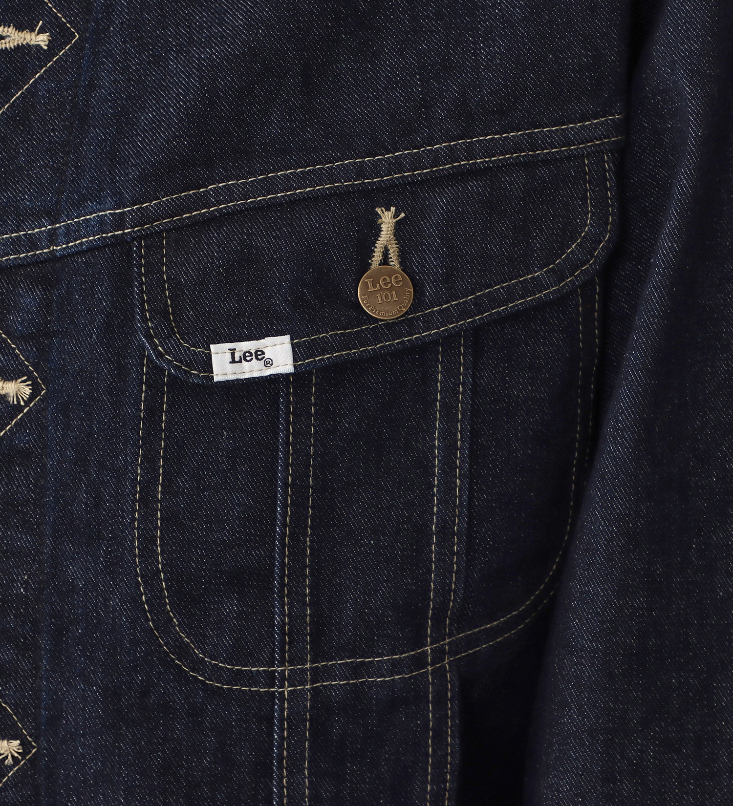 Lee(リー)の【予約】【101 101周年記念特別モデル】ANNIVERSARY 101 RIDERS JACKET セットアップ可|ジャケット/アウター/デニムジャケット/メンズ|インディゴブルー