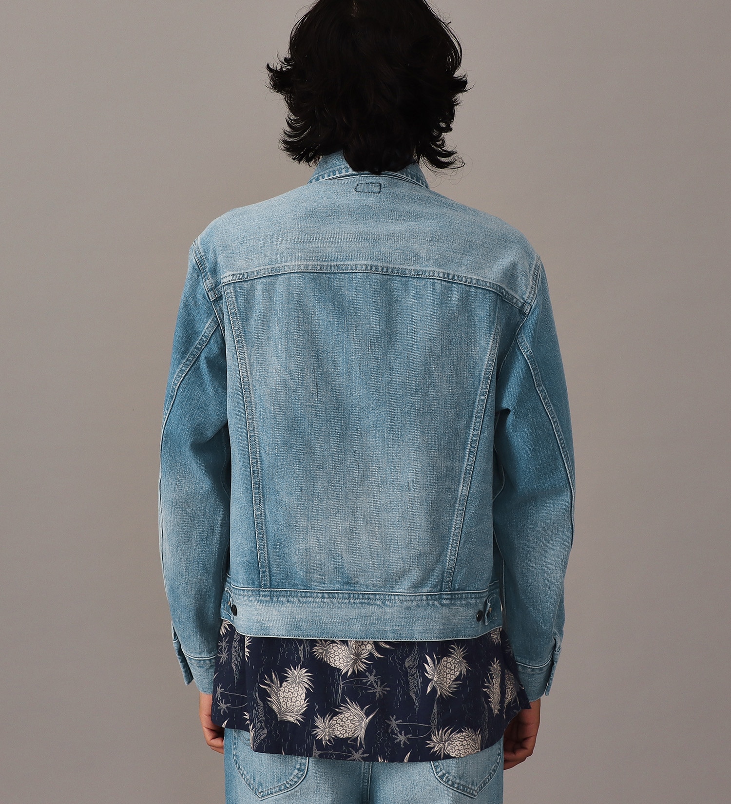 Lee(リー)の【予約】【101 101周年記念特別モデル】ANNIVERSARY 101 RIDERS JACKET セットアップ可|ジャケット/アウター/デニムジャケット/メンズ|中色ブルー