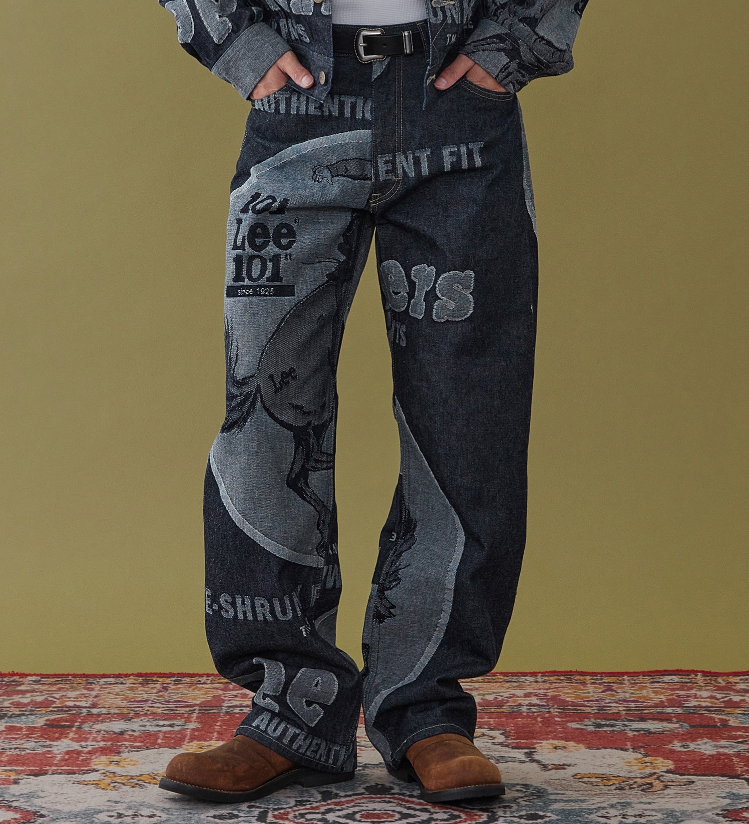 Lee(リー)の【予約P】【101 101周年記念特別モデル】101 BUNNER PANTS / バナーパンツ|パンツ/デニム/ジーンズパンツ/メンズ|インディゴブルー