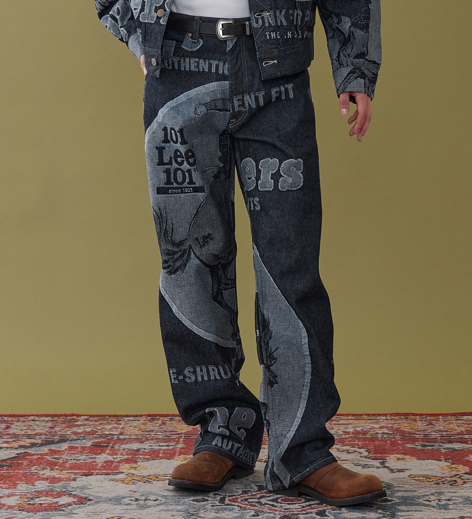 Lee(リー)の【予約P】【101 101周年記念特別モデル】101 BUNNER PANTS / バナーパンツ|パンツ/デニム/ジーンズパンツ/メンズ|インディゴブルー