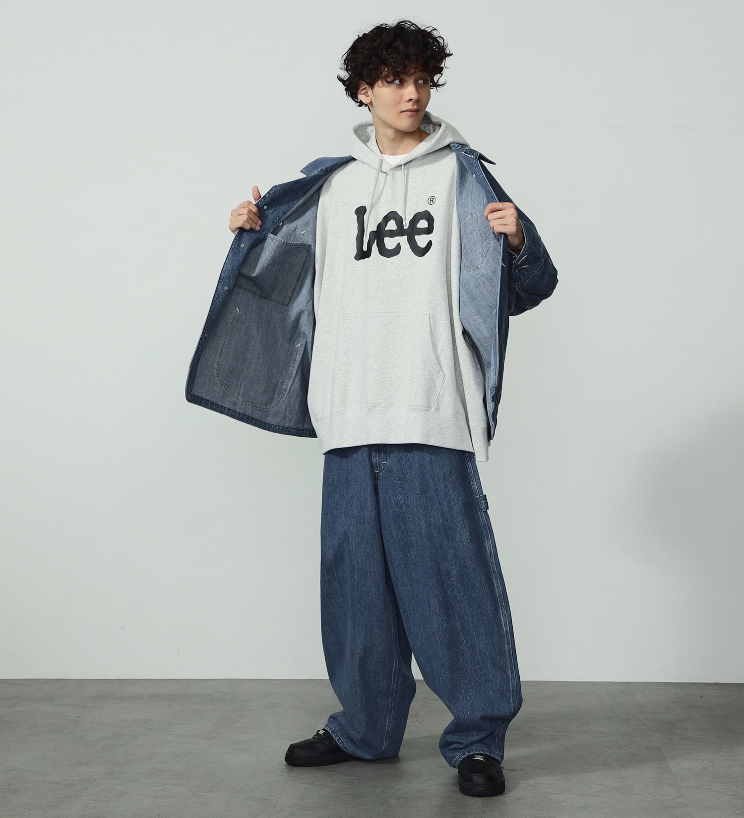 Lee(リー)の【試着対象】SUPERSIZED ペインターパンツ|パンツ/デニムパンツ/メンズ|中色ブルー