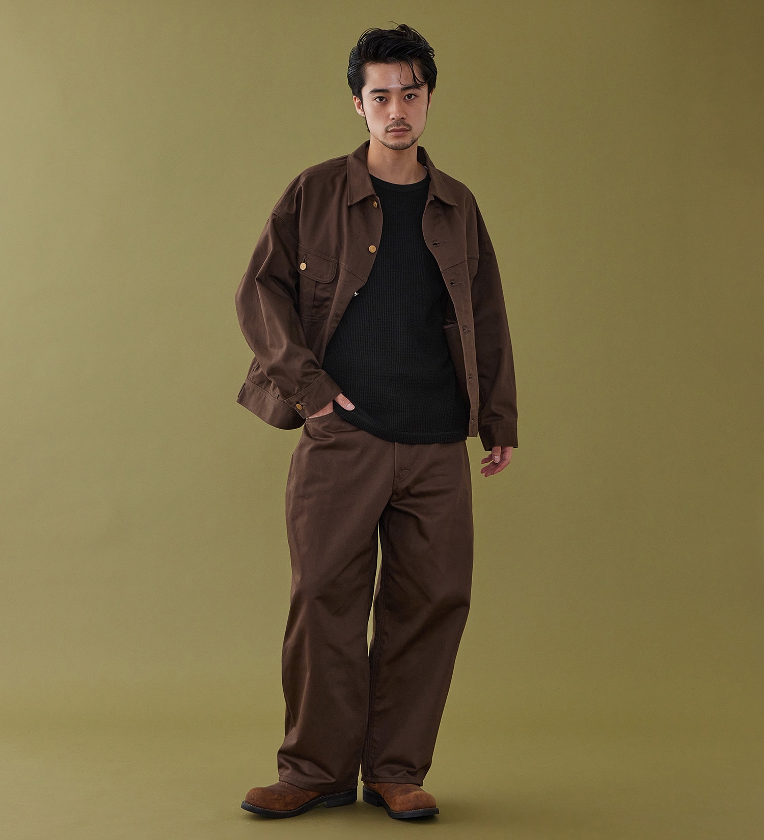 Lee(リー)のSUPERSIZED ビッグシルエットWESTERNER JACKET セットアップ対応|ジャケット/アウター/その他アウター/メンズ|ブラウン