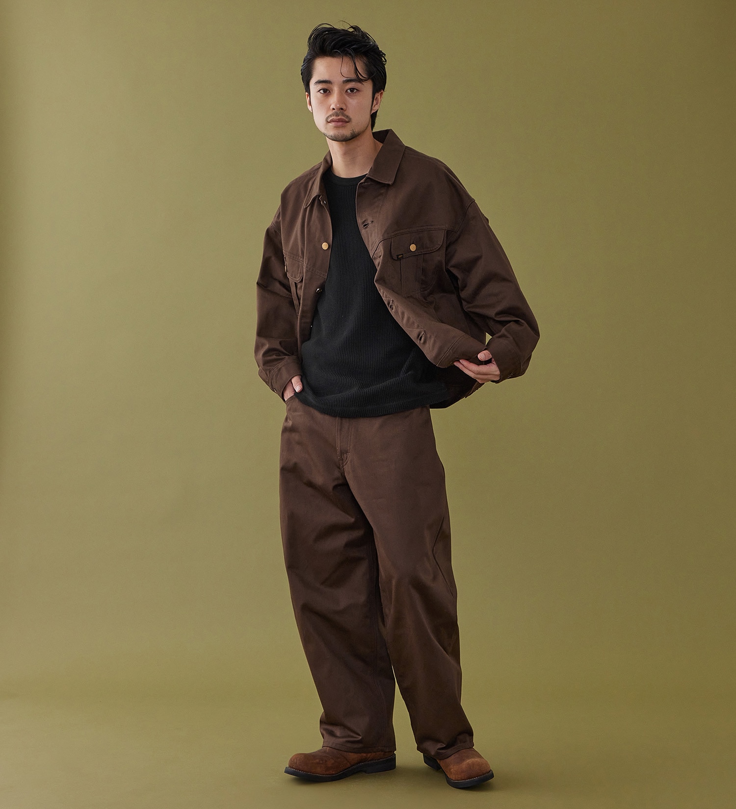 Lee(リー)のSUPERSIZED ビッグシルエットWESTERNER JEAN セットアップ対応|パンツ/パンツ/メンズ|ブラウン