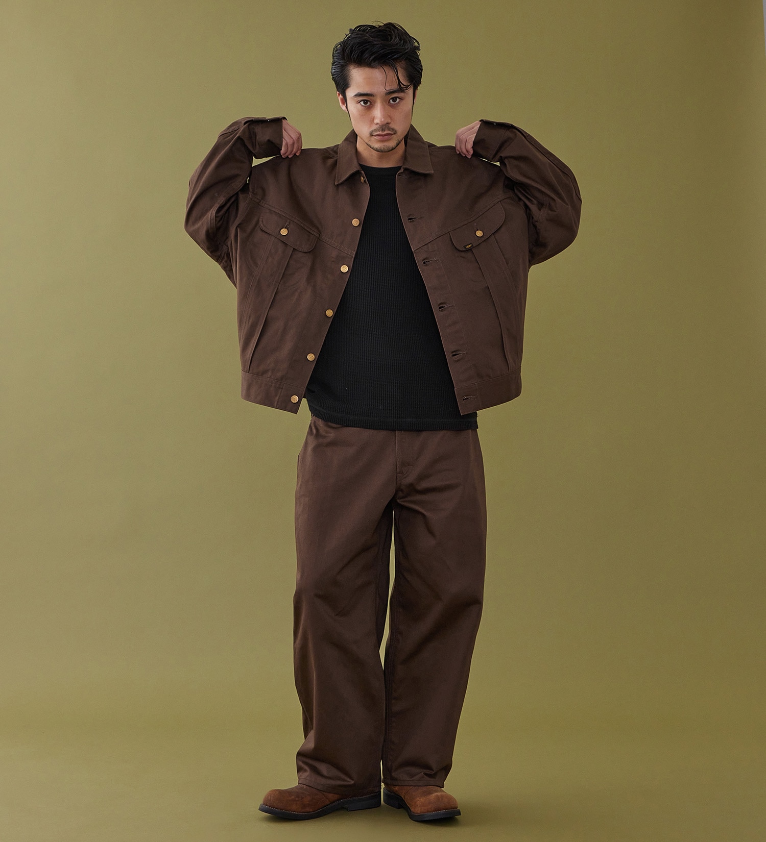 Lee(リー)のSUPERSIZED ビッグシルエットWESTERNER JEAN セットアップ対応|パンツ/パンツ/メンズ|ブラウン