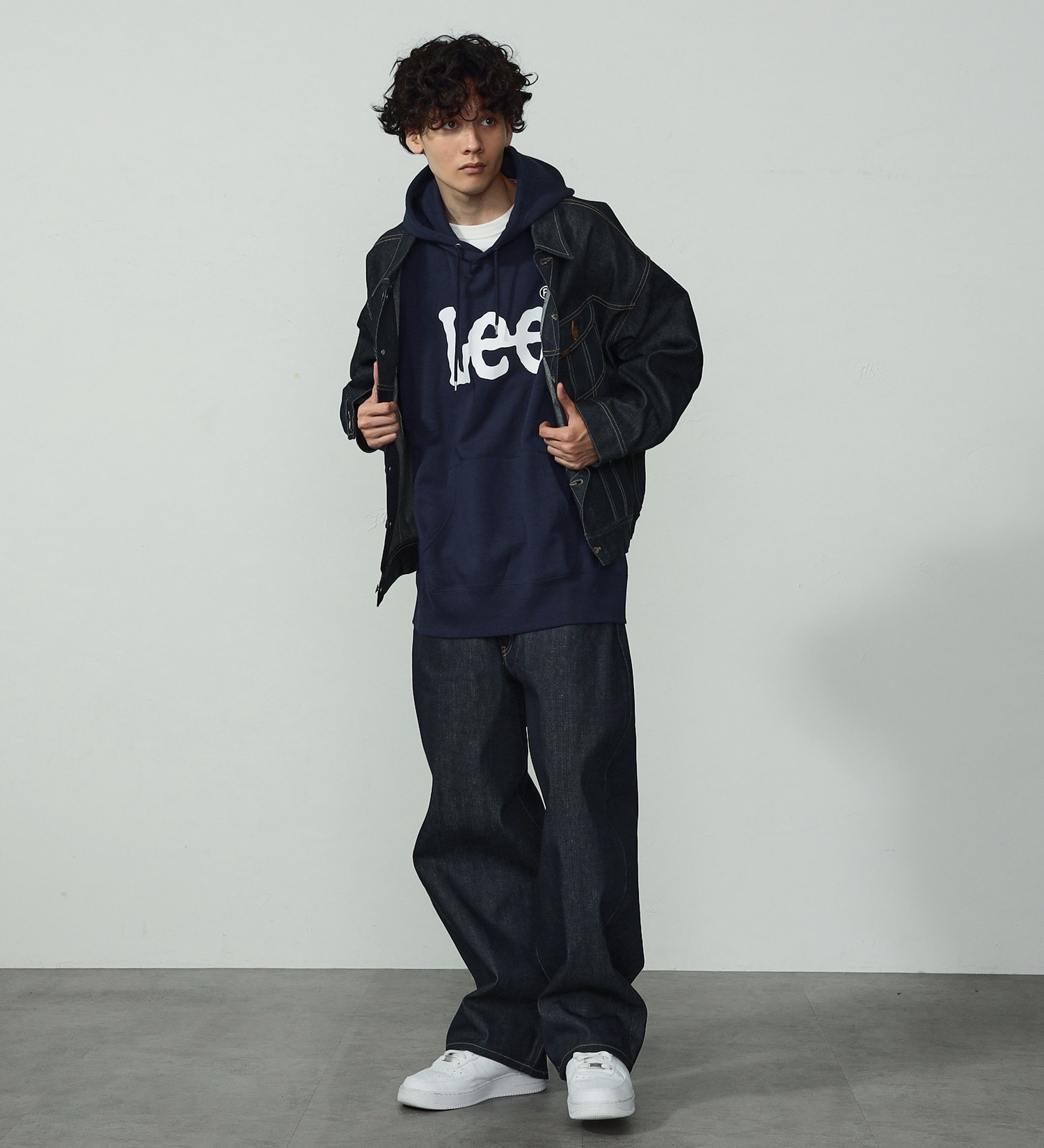 Lee(リー)の【予約P】【NEW】SUPERSIZED ビッグシルエットライダースデニムパンツ セットアップ可|パンツ/デニム/ジーンズパンツ/メンズ|インディゴ未洗い