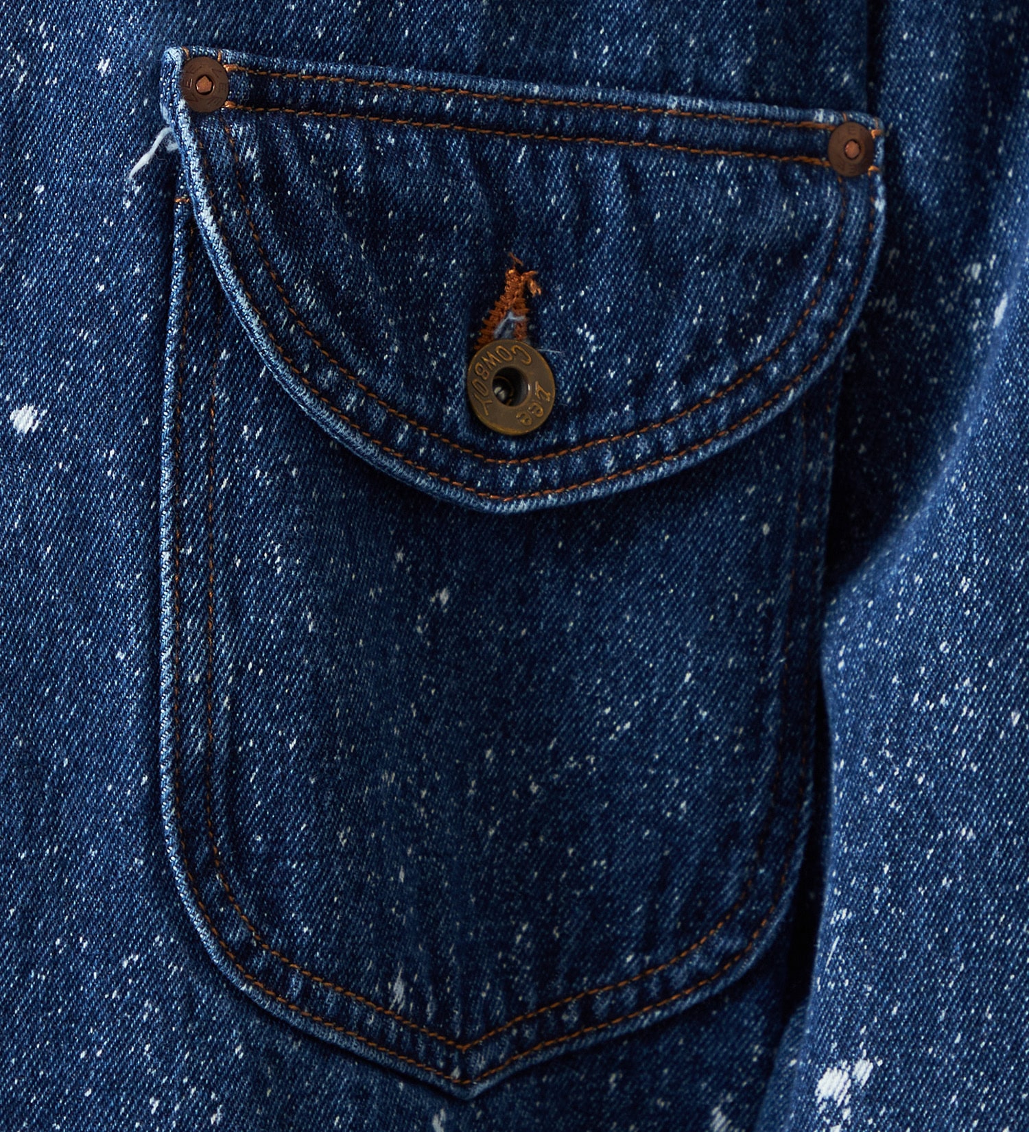 Lee(リー)のSUPERSIZED ビッグシルエットカウボーイデニムジャケット/ギャラクティックウォッシュ セットアップ対応|ジャケット/アウター/デニムジャケット/メンズ|中色ブルー