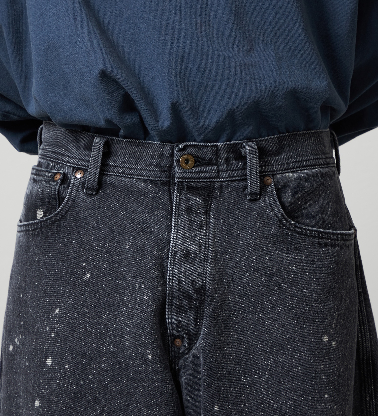 Lee(リー)のSUPERSIZED ビッグシルエットカウボーイデニムパンツ/ギャラクティックウォッシュ セットアップ対応|パンツ/デニム/ジーンズパンツ/メンズ|ブラックデニム