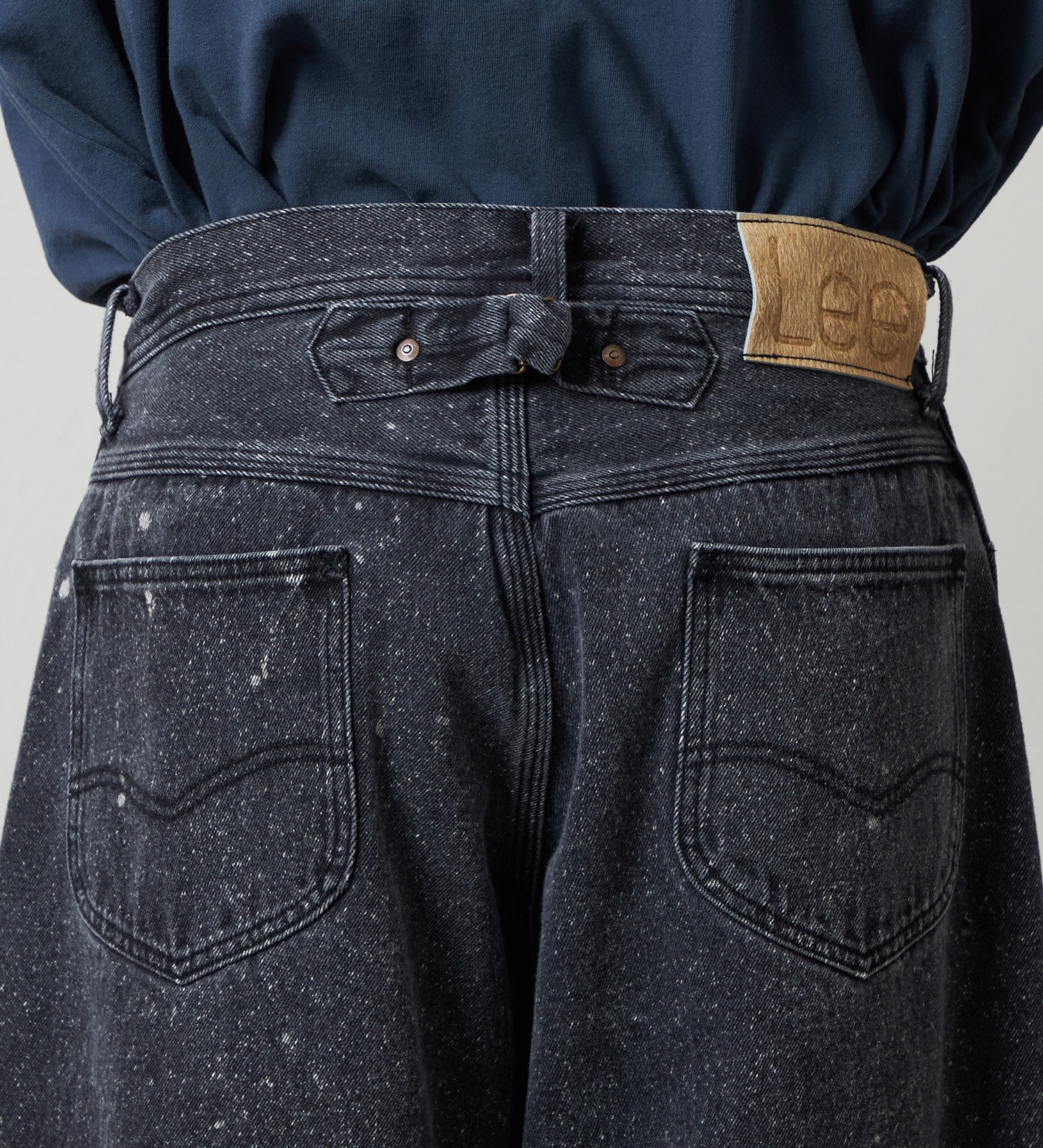 Lee(リー)のSUPERSIZED ビッグシルエットカウボーイデニムパンツ/ギャラクティックウォッシュ セットアップ対応|パンツ/デニム/ジーンズパンツ/メンズ|ブラックデニム