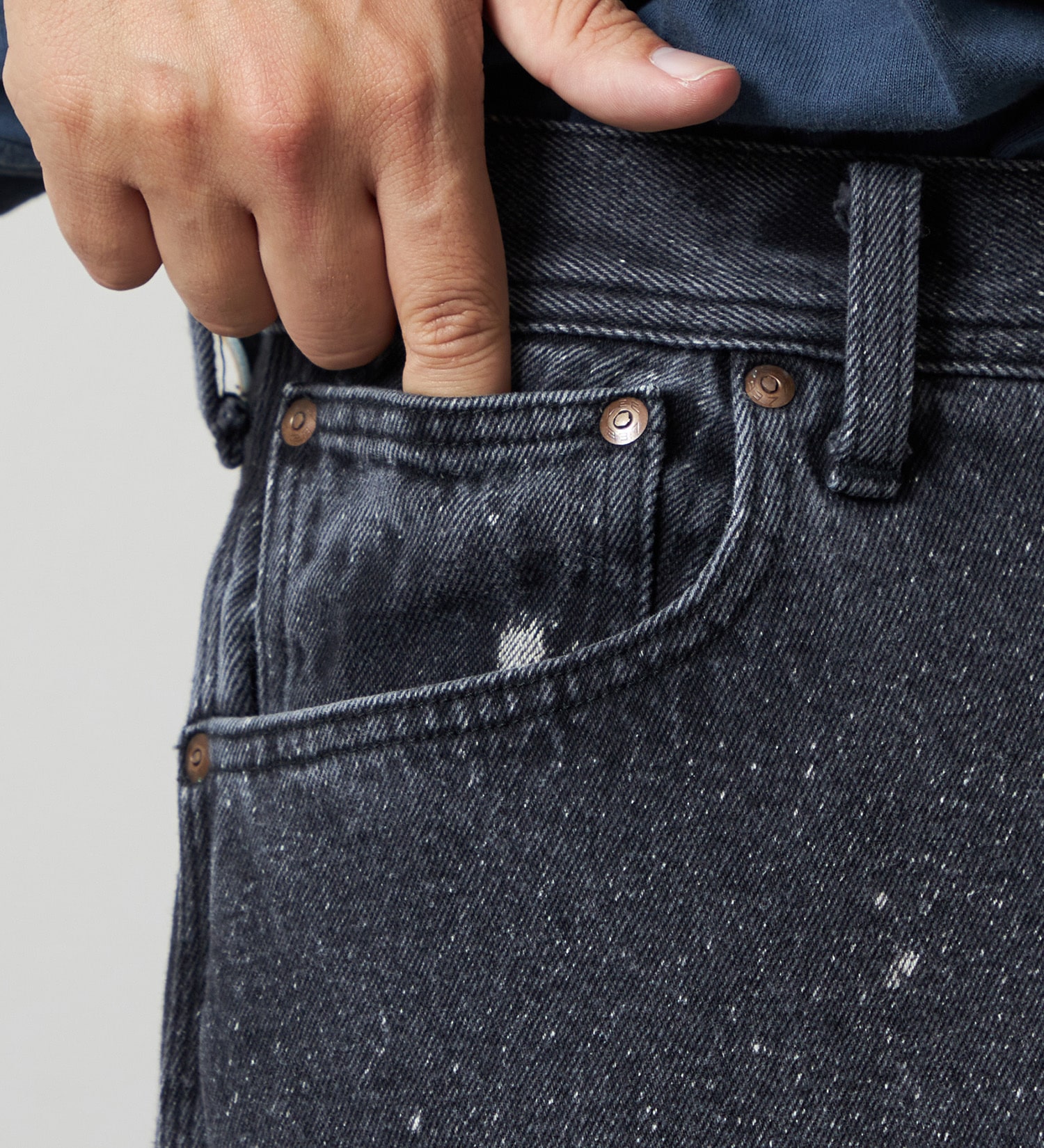 Lee(リー)のSUPERSIZED ビッグシルエットカウボーイデニムパンツ/ギャラクティックウォッシュ セットアップ対応|パンツ/デニム/ジーンズパンツ/メンズ|ブラックデニム