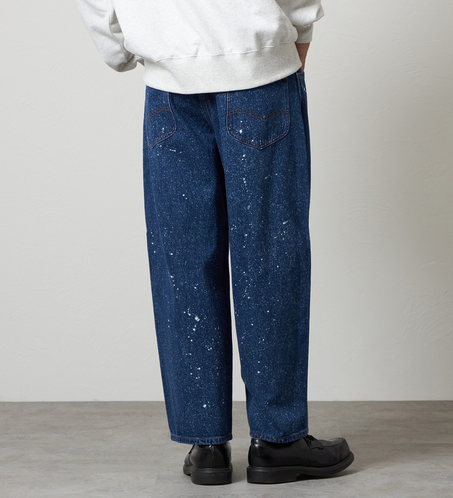 Lee(リー)のSUPERSIZED ビッグシルエットカウボーイデニムパンツ/ギャラクティックウォッシュ セットアップ対応|パンツ/デニム/ジーンズパンツ/メンズ|中色ブルー