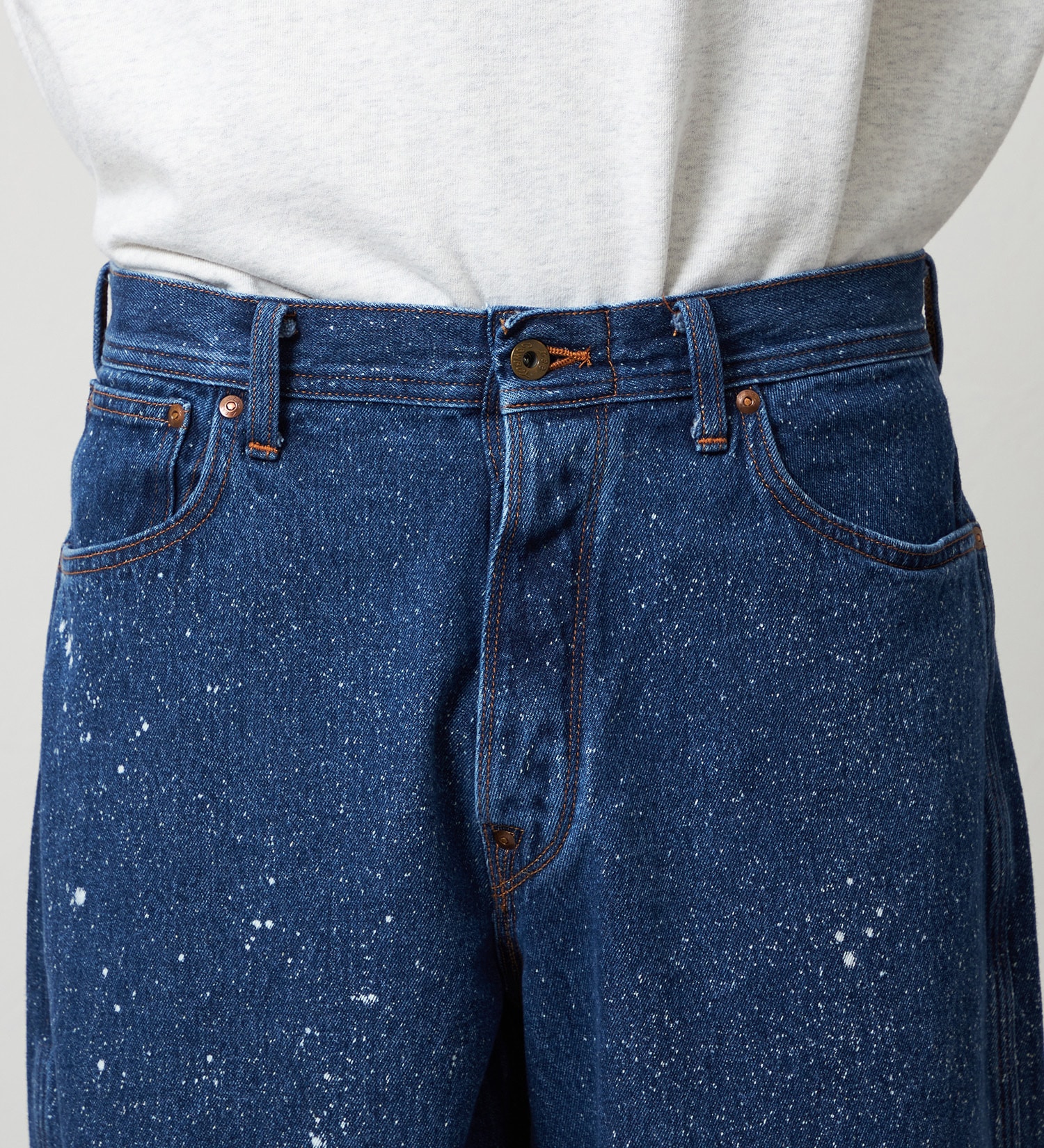 Lee(リー)のSUPERSIZED ビッグシルエットカウボーイデニムパンツ/ギャラクティックウォッシュ セットアップ対応|パンツ/デニム/ジーンズパンツ/メンズ|中色ブルー