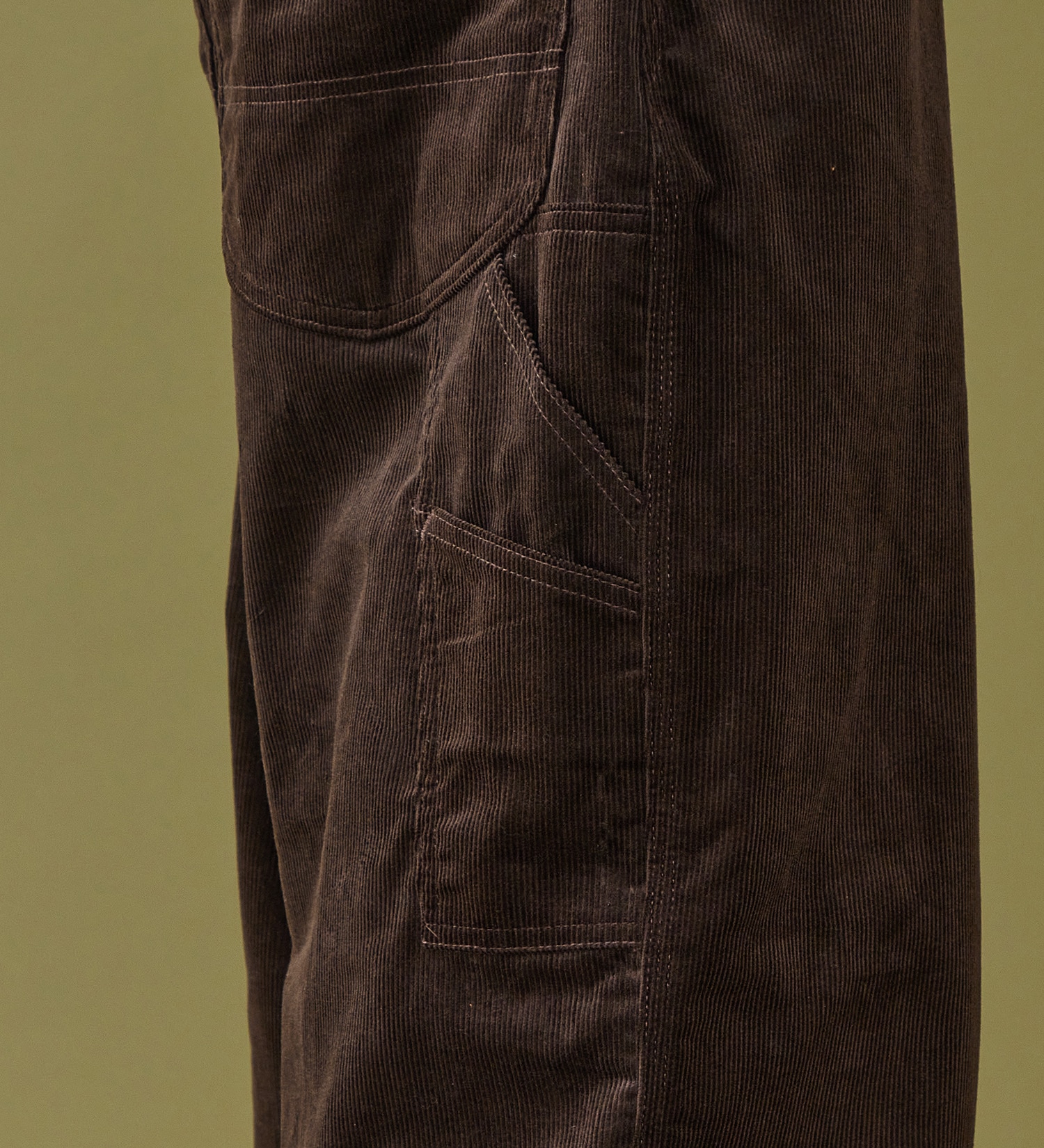 Lee(リー)のSUPERSIZED ビッグシルエットペインターコーデュロイパンツ/DUNGAREES セットアップ対応|パンツ/パンツ/メンズ|ブラウン