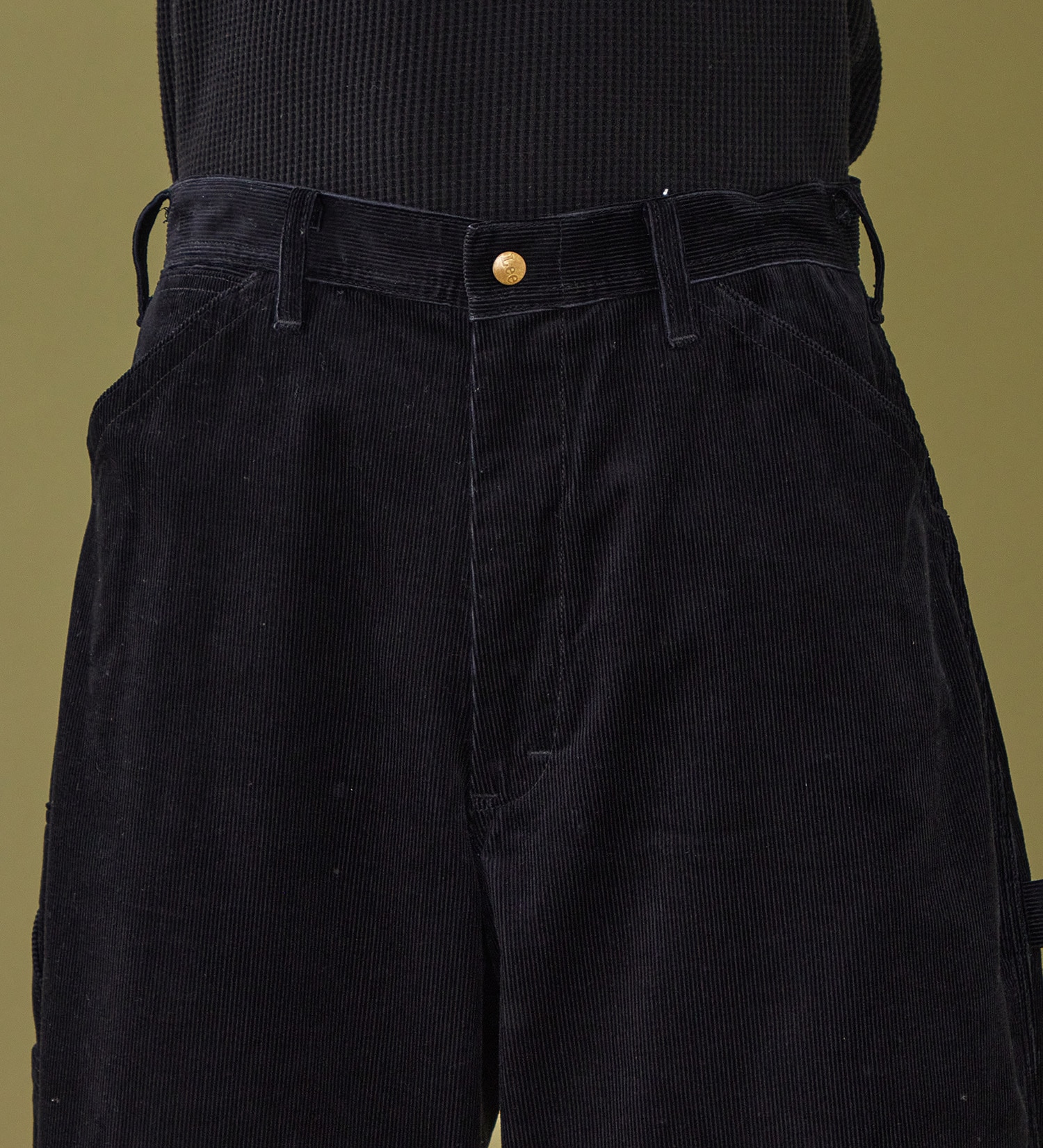 Lee(リー)のSUPERSIZED ビッグシルエットペインターコーデュロイパンツ/DUNGAREES セットアップ対応|パンツ/パンツ/メンズ|チャコール